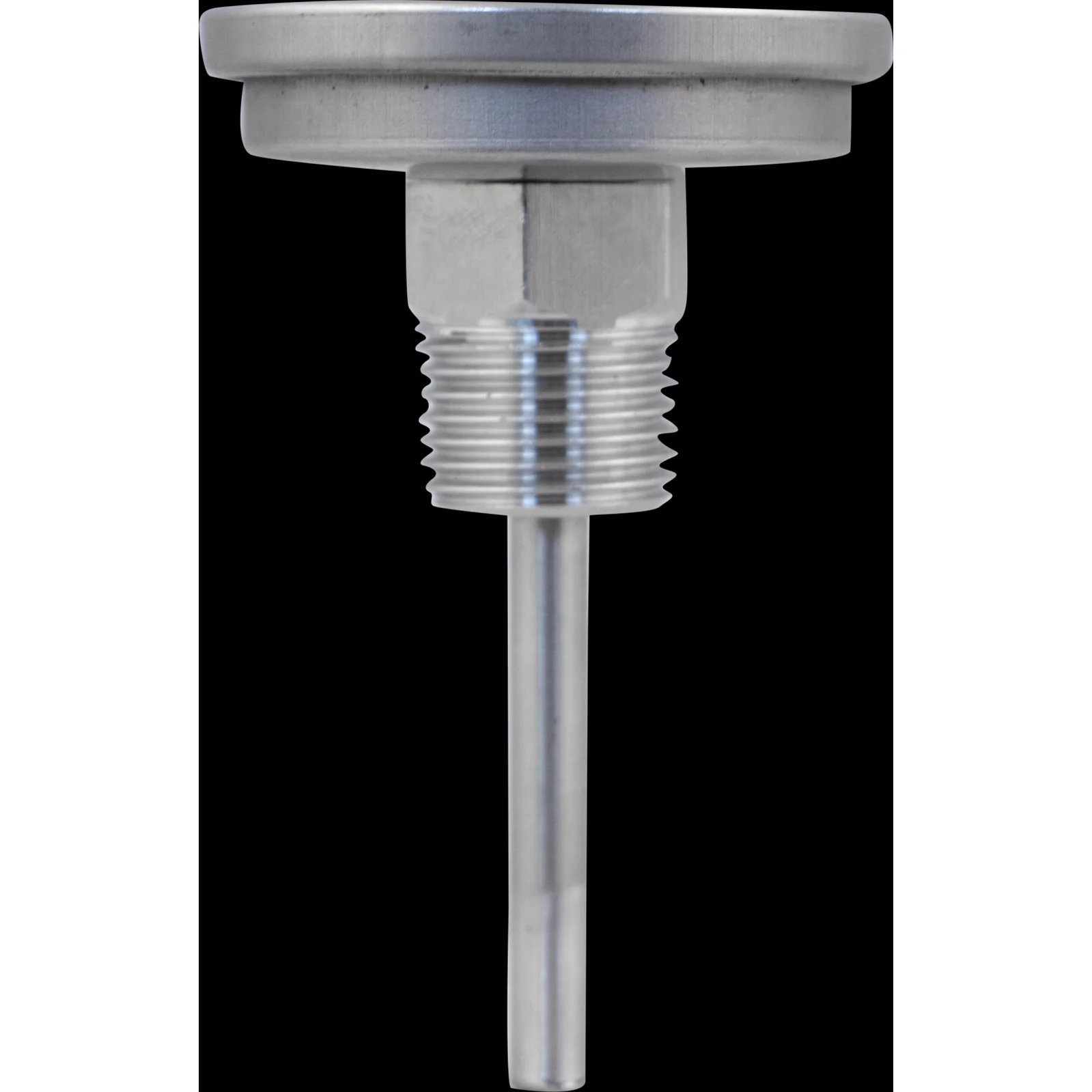 1/2" MPT Dial Thermometer for Kettles - 2 in. Face - Image 3