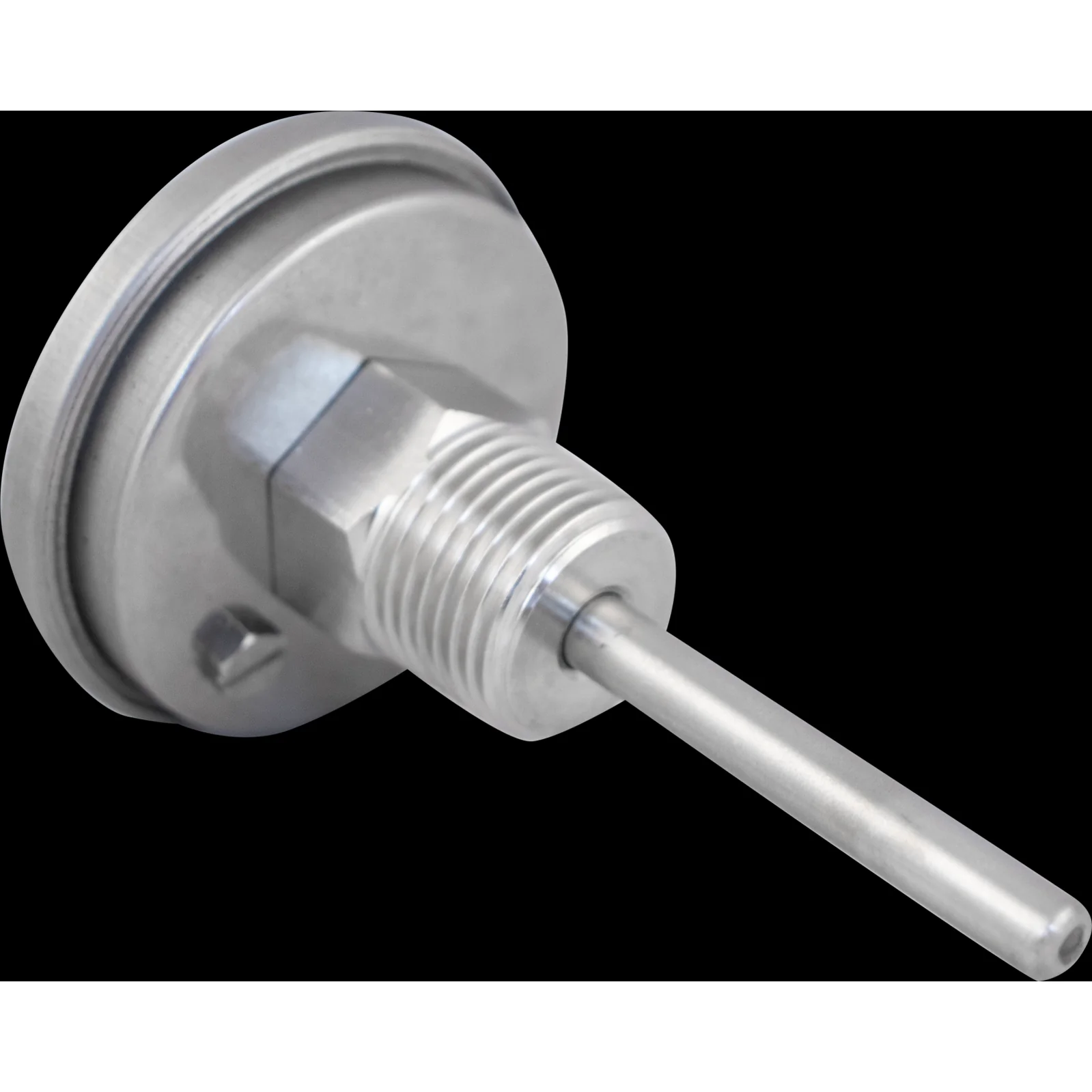 1/2" MPT Dial Thermometer for Kettles - 2 in. Face - Image 4