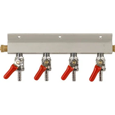 Gas Manifold - 1/4 in. (Aluminum) - Image 3