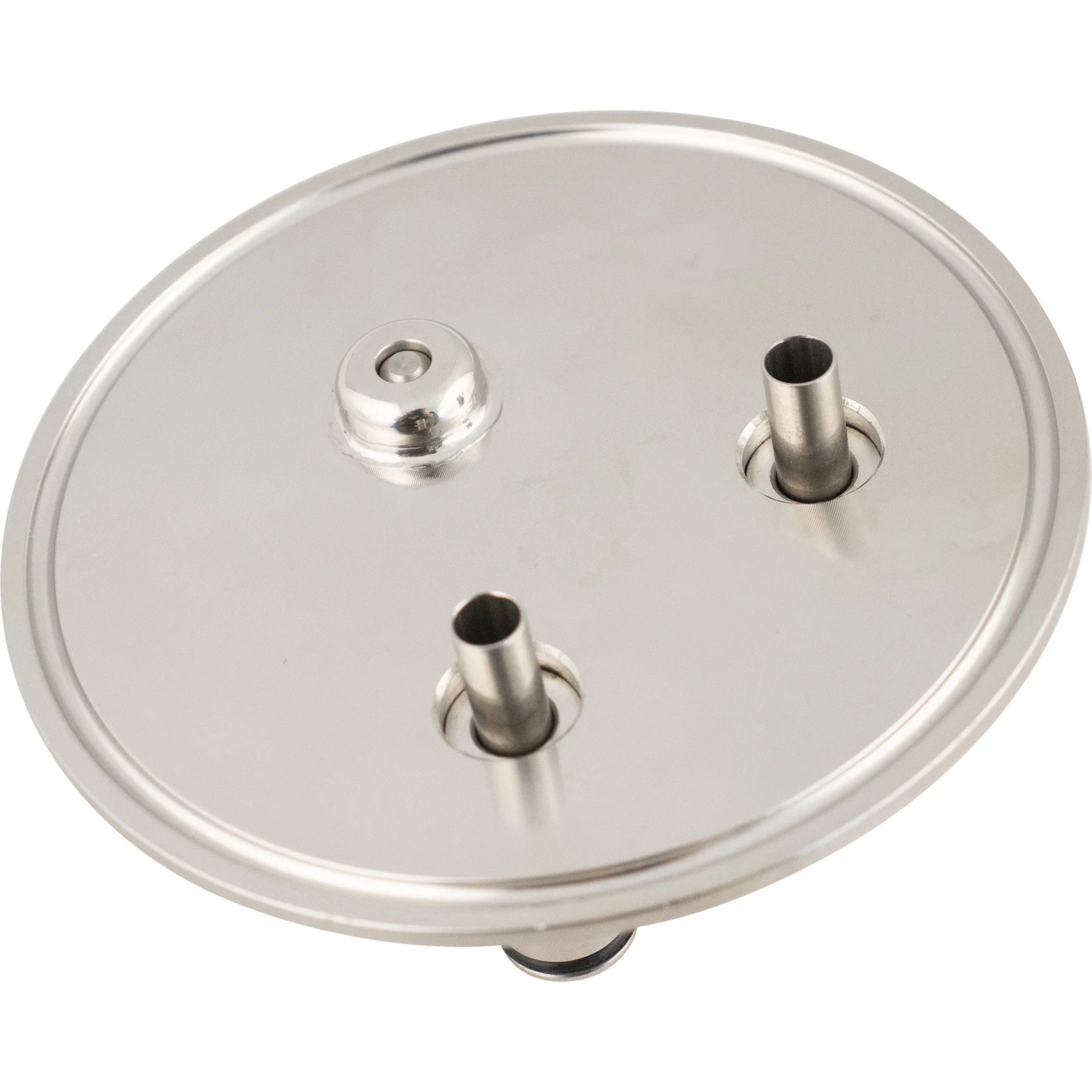 4 in. Tri-Clamp Lid with Ball Lock Posts, PRV & Floating Dip Tube - Image 3