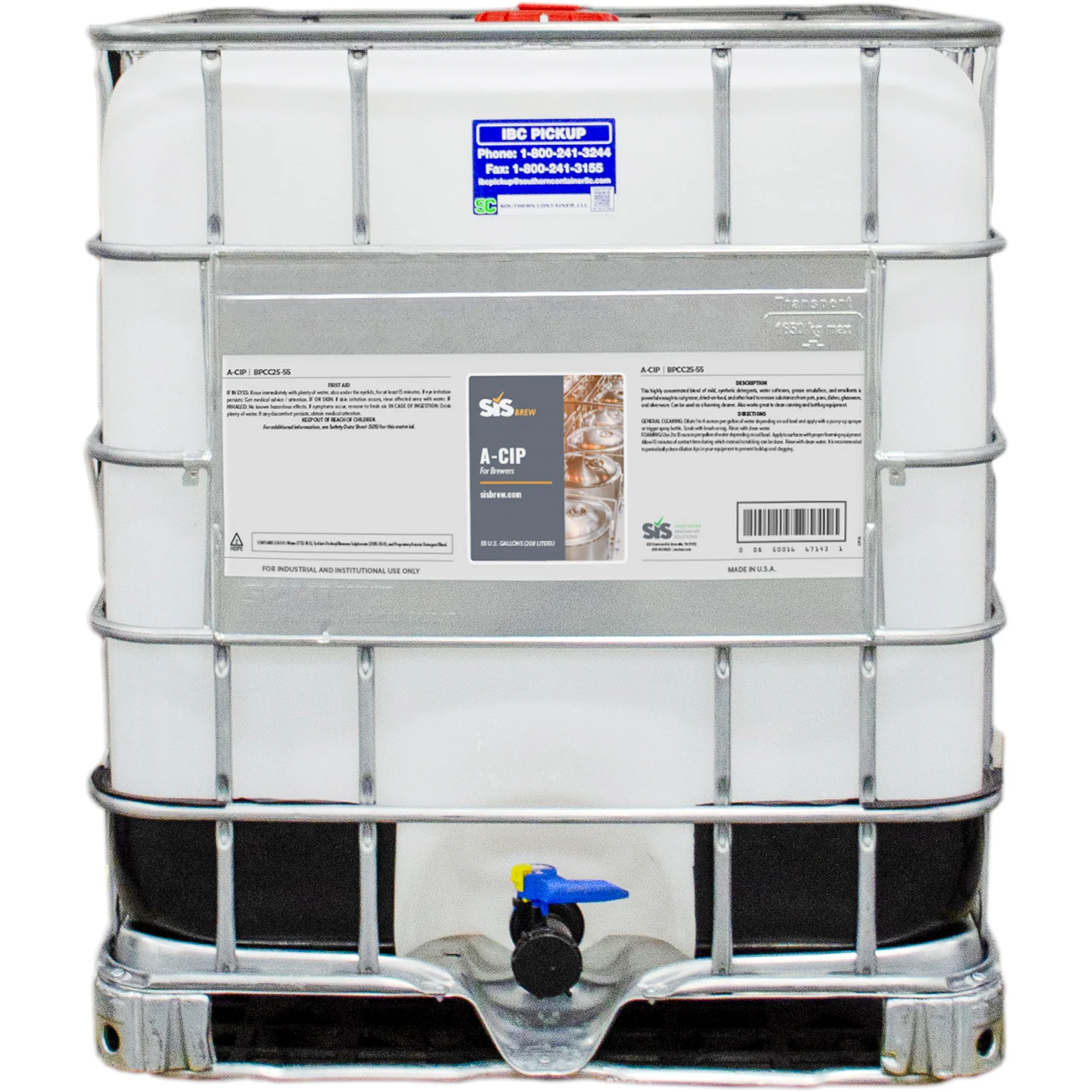 A-CIP | SIS Brew | Acid Circulation Cleaner | Commercial Brewery Systems | Highly Concentrated - Image 3