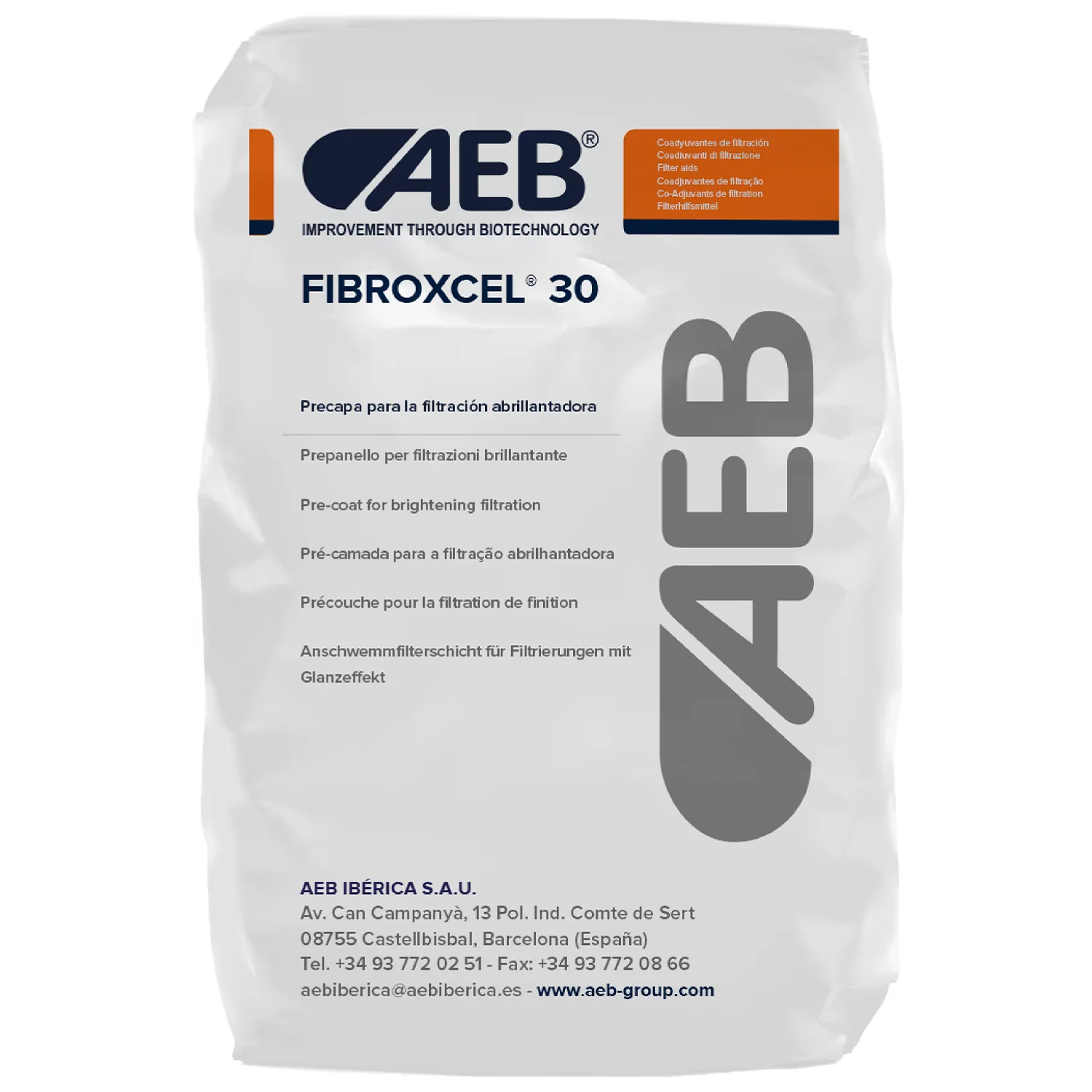 AEB Fibroxcel 30 | Filtration Aid | 20 kg