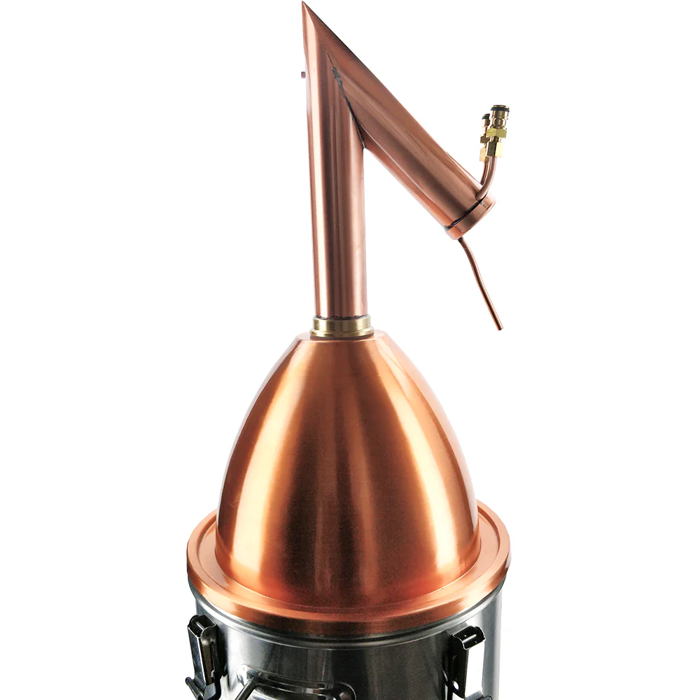 AlcoEngine Copper Alembic Distillation Lid | 6mm Gasket - Image 4