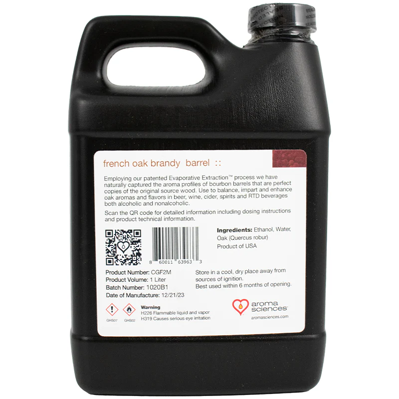 Aroma Sciences | French Brandy Barrel Liquid Extract | Double Concentrated | Natural Evaporated Oak Extract - Image 5
