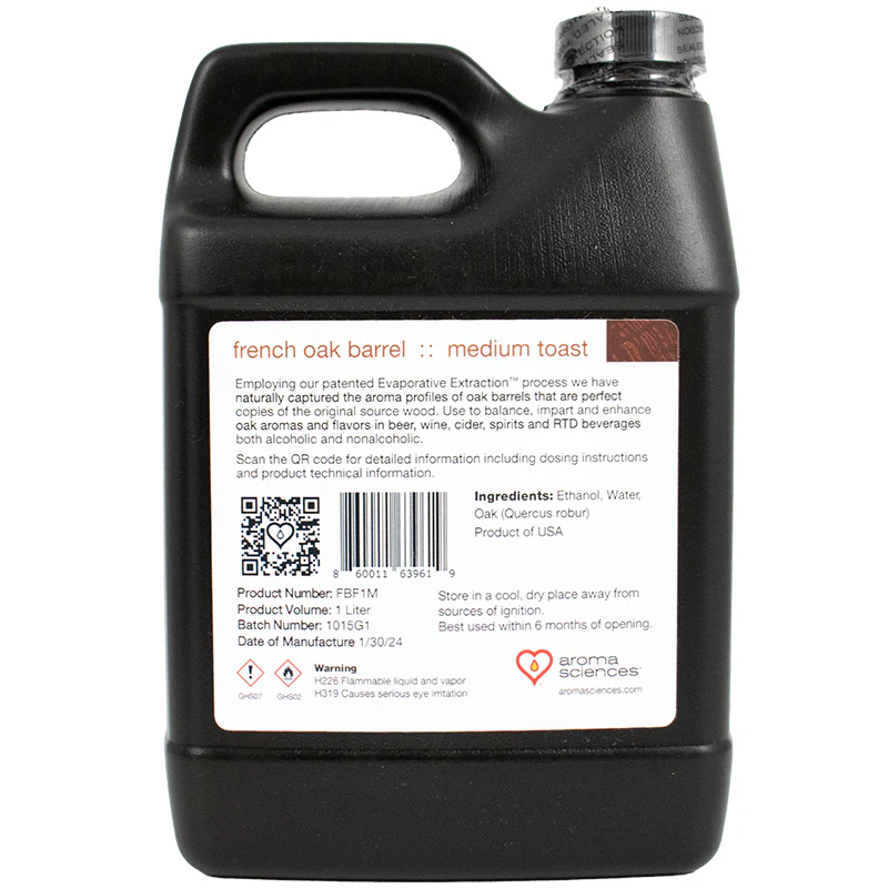 Aroma Sciences | French Oak Barrel Liquid Extract | Medium Toast | Natural Evaporated Oak Extract - Image 6