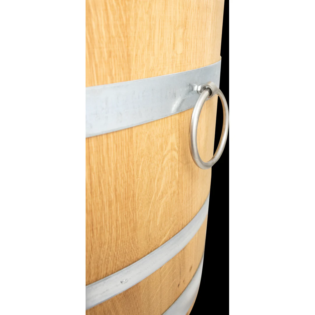 Balazs Planter Barrel | Half Barrel Planter | Flower Pot | 23.5" x 19.5" - Image 4
