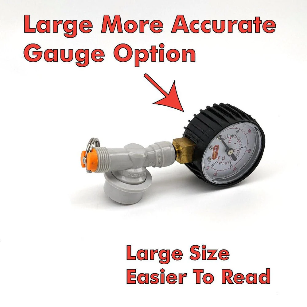 Ball Lock Adjustable Pressure Relief Valve | Quick Disconnect (QD) | Pull Ring PRV & Integrated Pressure Gauge | 0-30 PSI - Image 12
