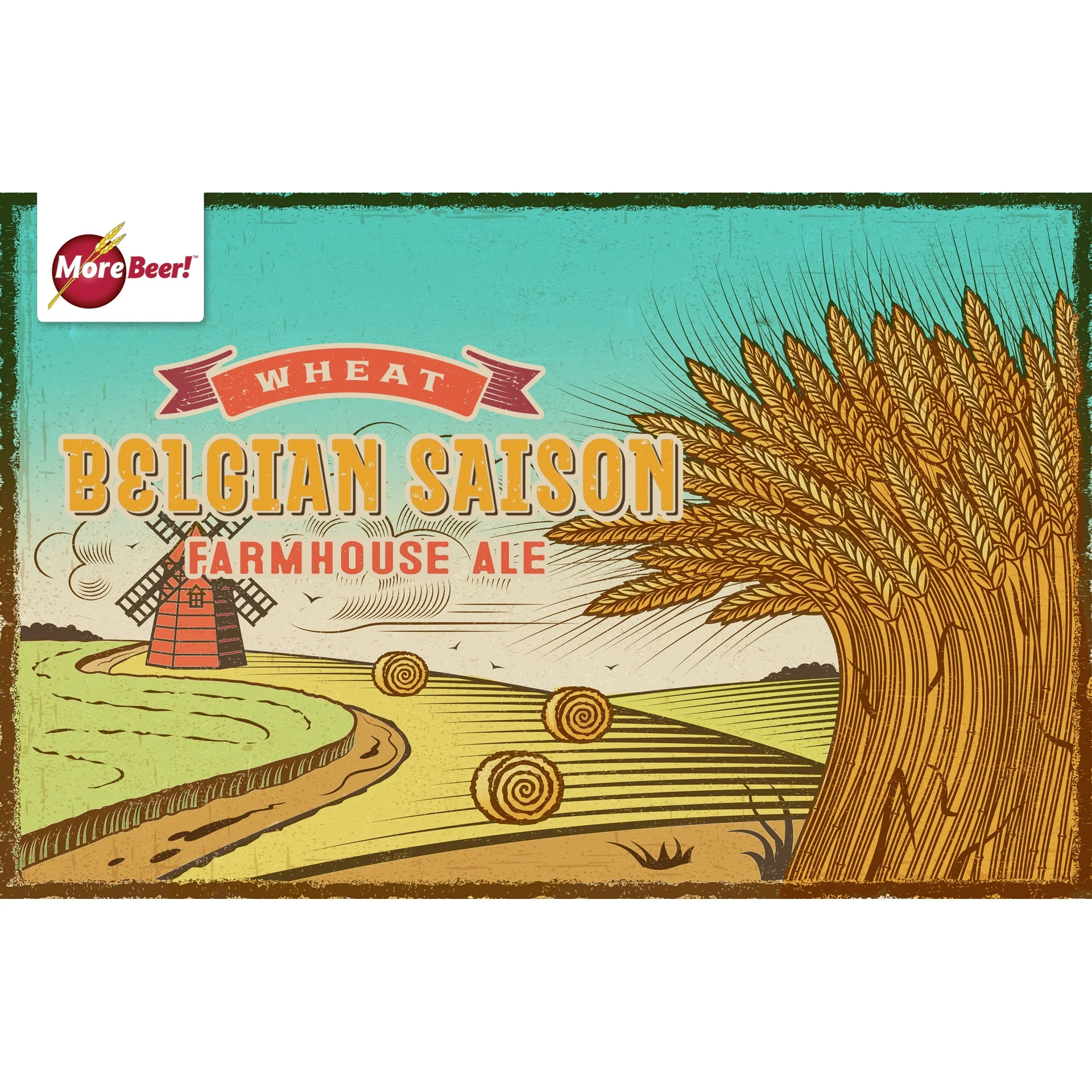 Belgian Saison Farmhouse Ale | 5 Gallon Beer Recipe Kit | Liquid Malt Extract