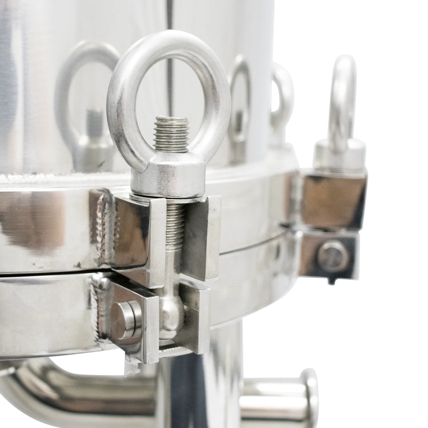 BevBright Stainless Steel Lenticular Filter Housing | 12" | 1 High - Image 15