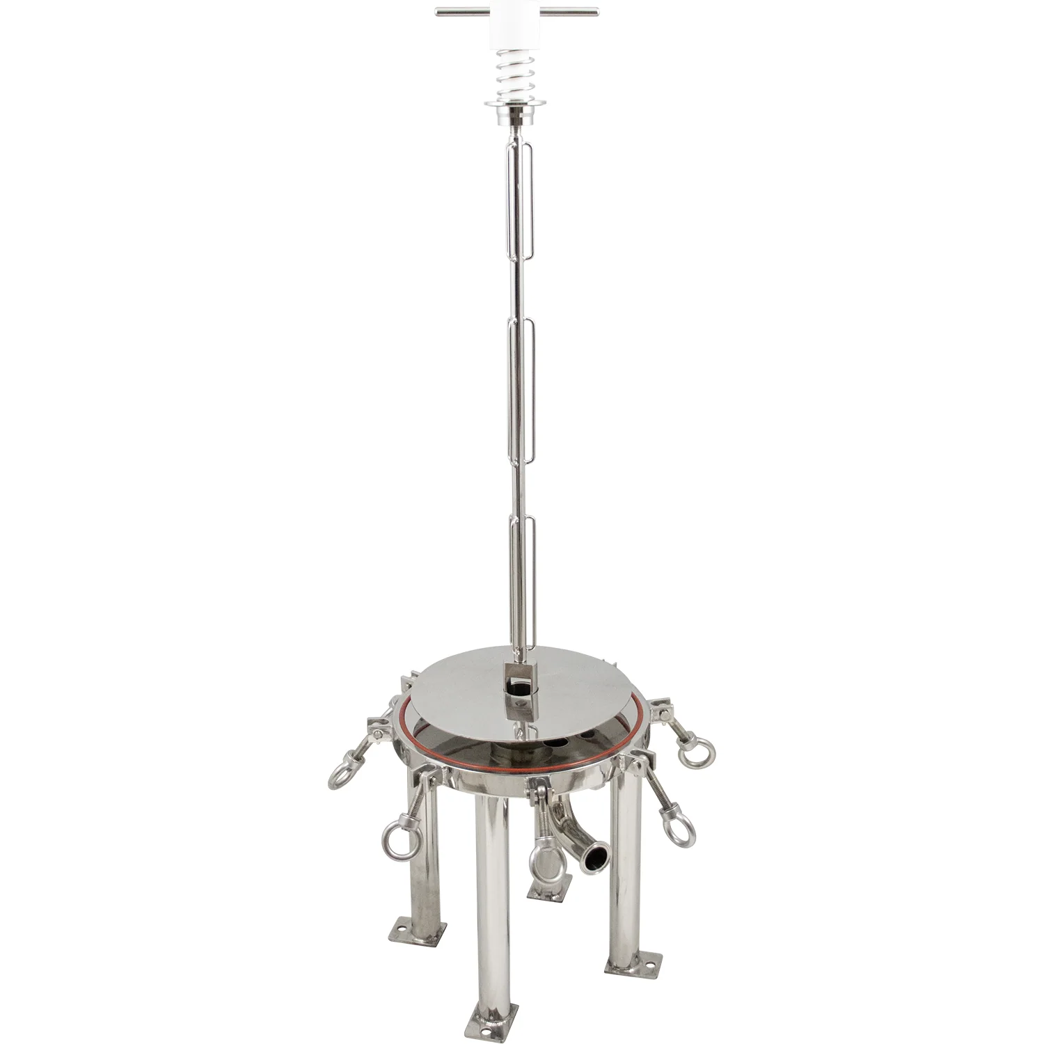 BevBright Stainless Steel Lenticular Filter Housing | 12" | 1 High - Image 16