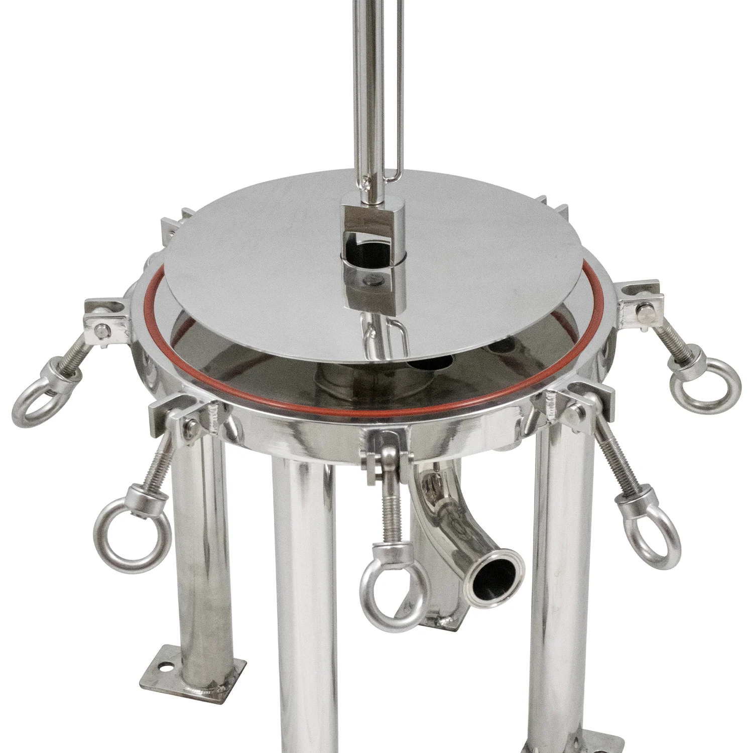 BevBright Stainless Steel Lenticular Filter Housing | 12" | 1 High - Image 18