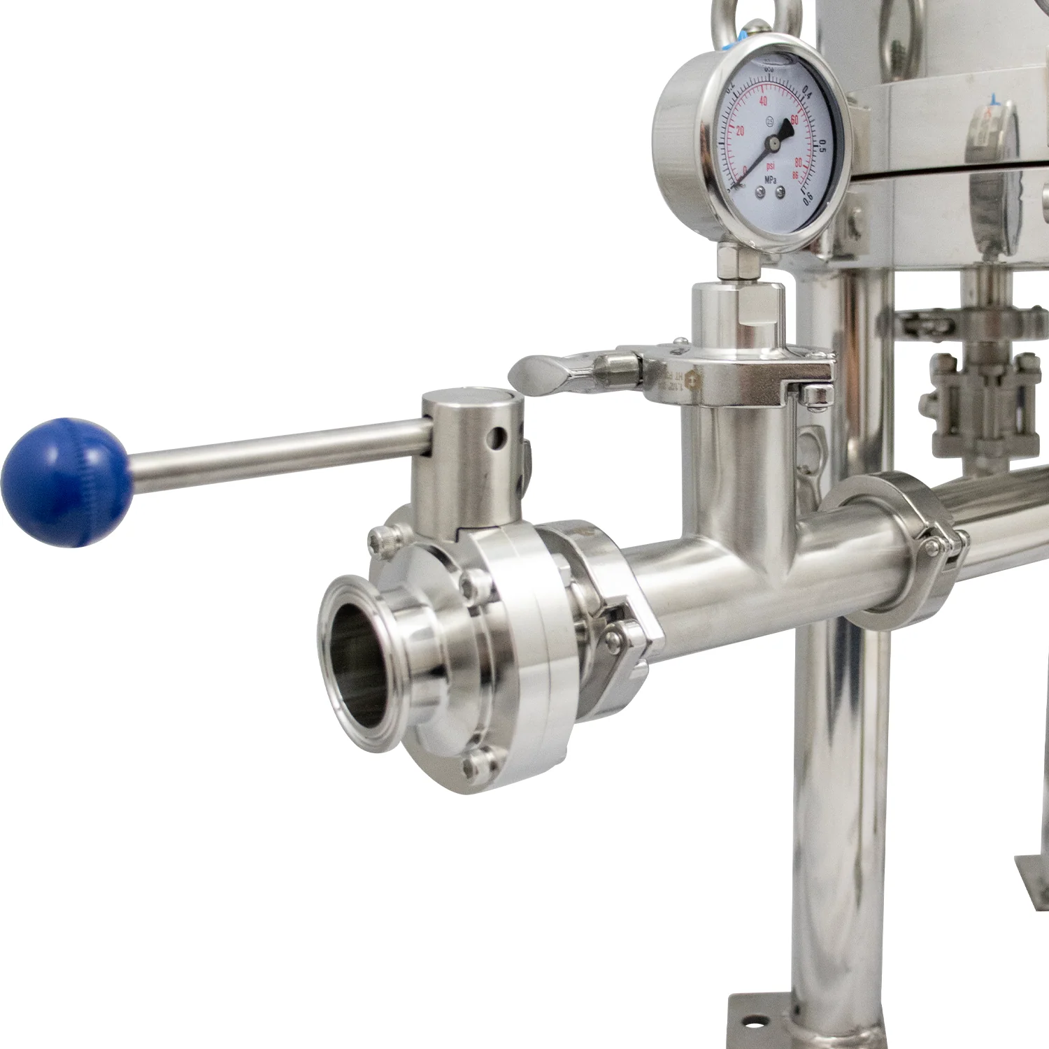 BevBright Stainless Steel Lenticular Filter Housing | 12" | 1 High - Image 5