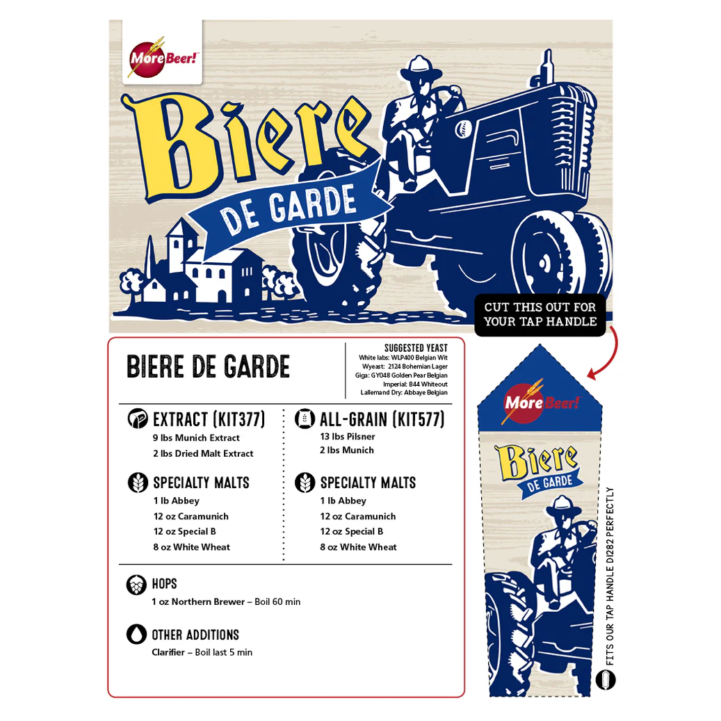 Biere de Garde | 5 Gallon Beer Recipe Kit | Liquid Malt Extract - Image 3