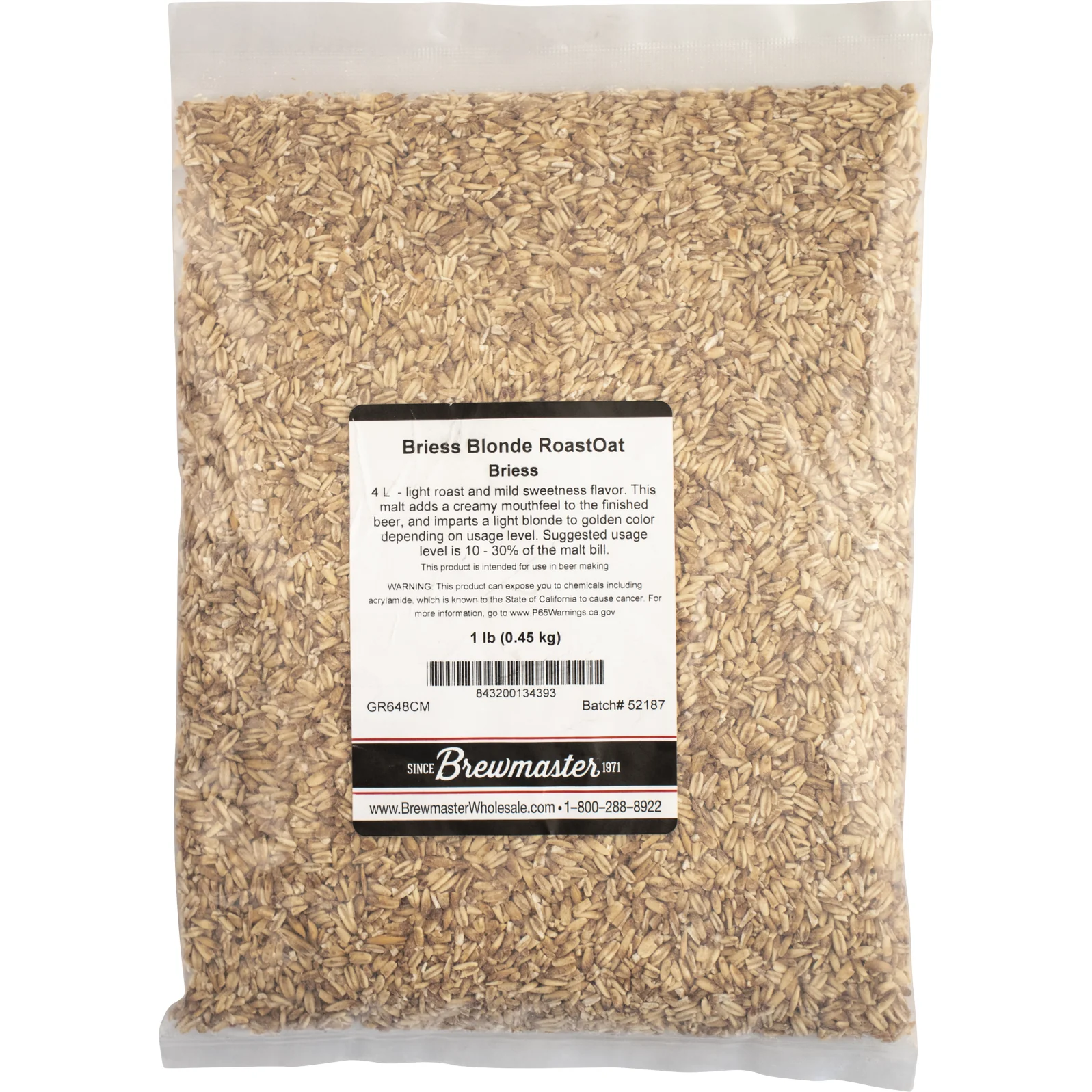 Blonde RoastOat™ Malt - Briess Malting - Image 4