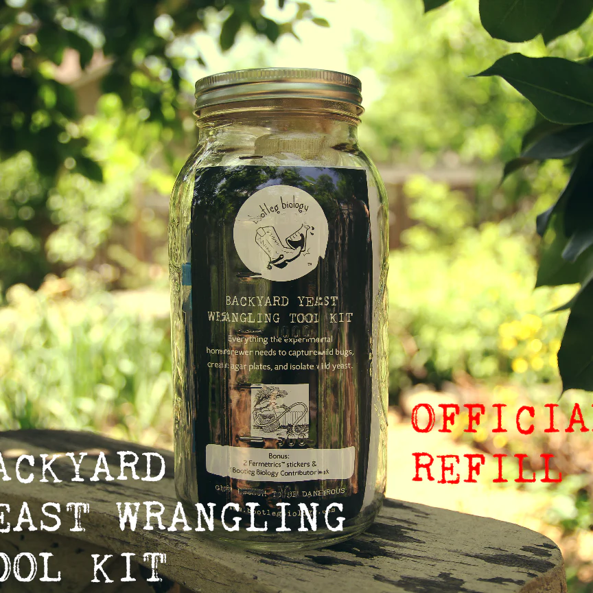 Bootleg Biology Backyard Yeast Wrangling Refill Kit - Agar & Petri Dishes