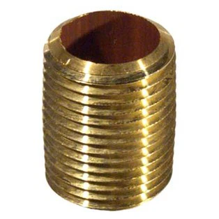 Brass Close Nipple - 1/2 in.