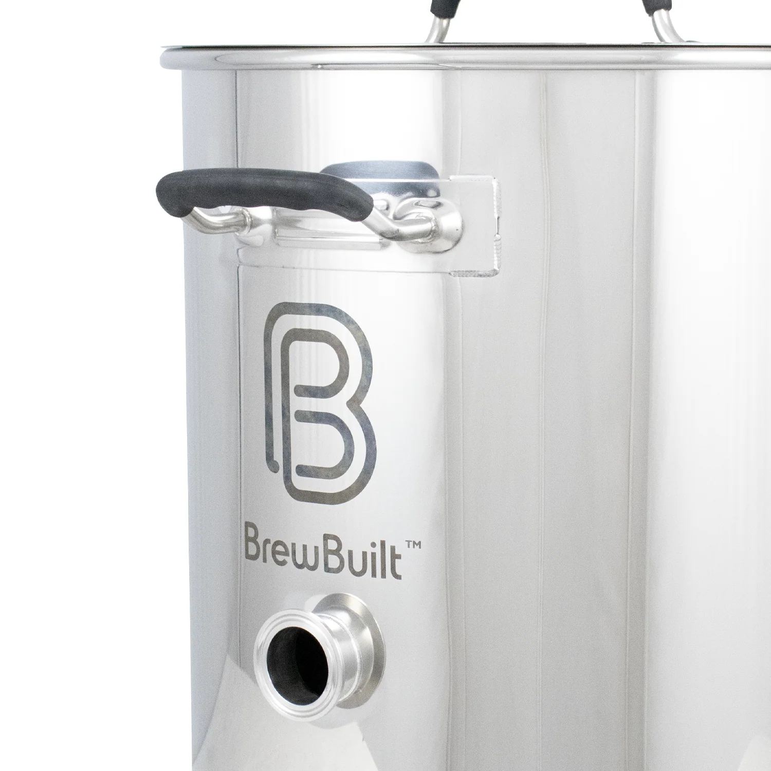 BrewBuilt® Brewing Kettle | 1.5" Tri-Clamp | Dual Port | Front/Back Handles - Image 3