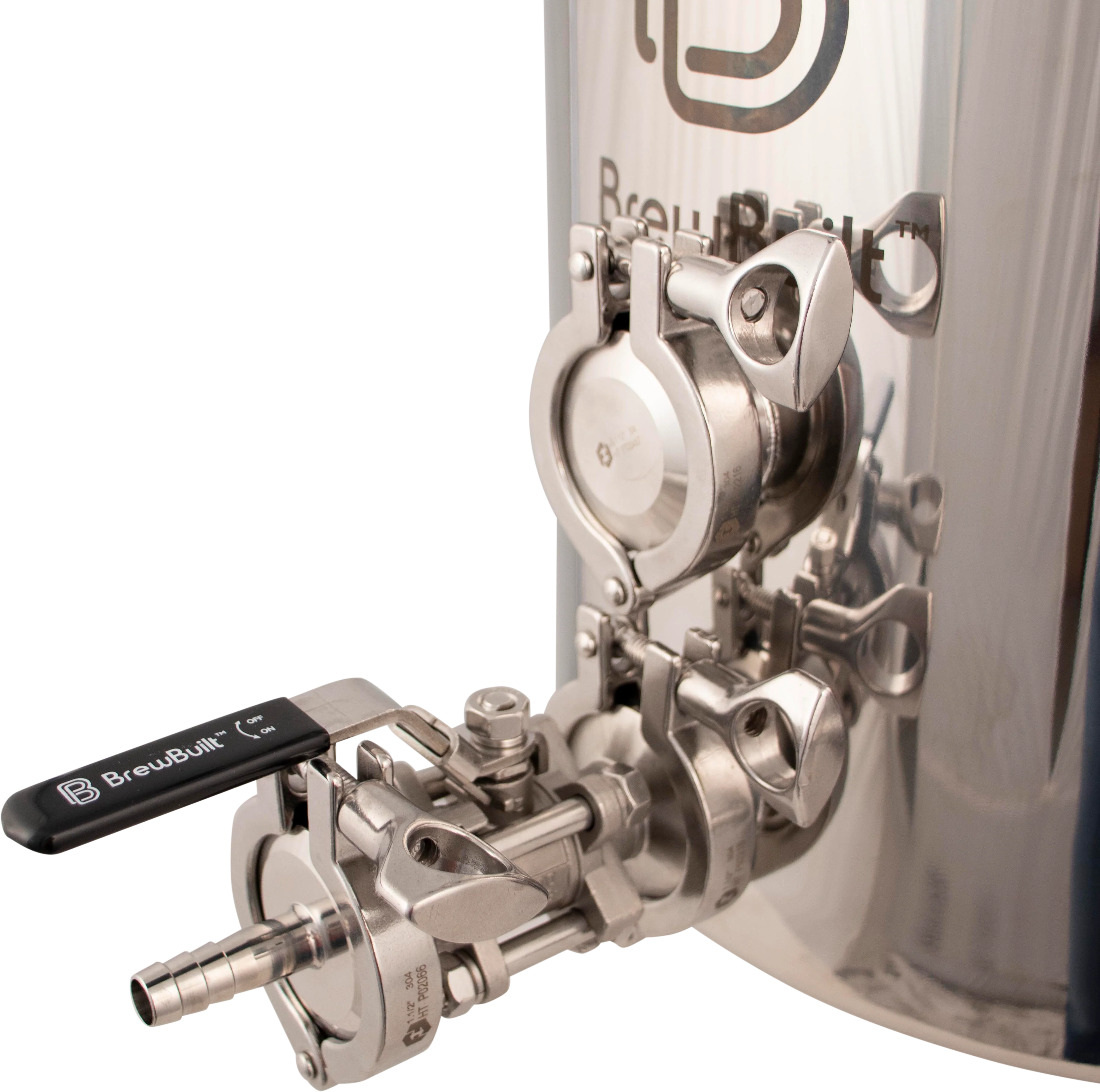 BrewBuilt® Electric Brewing Kettle | T.C. x T.C. Ball Valve - Image 2