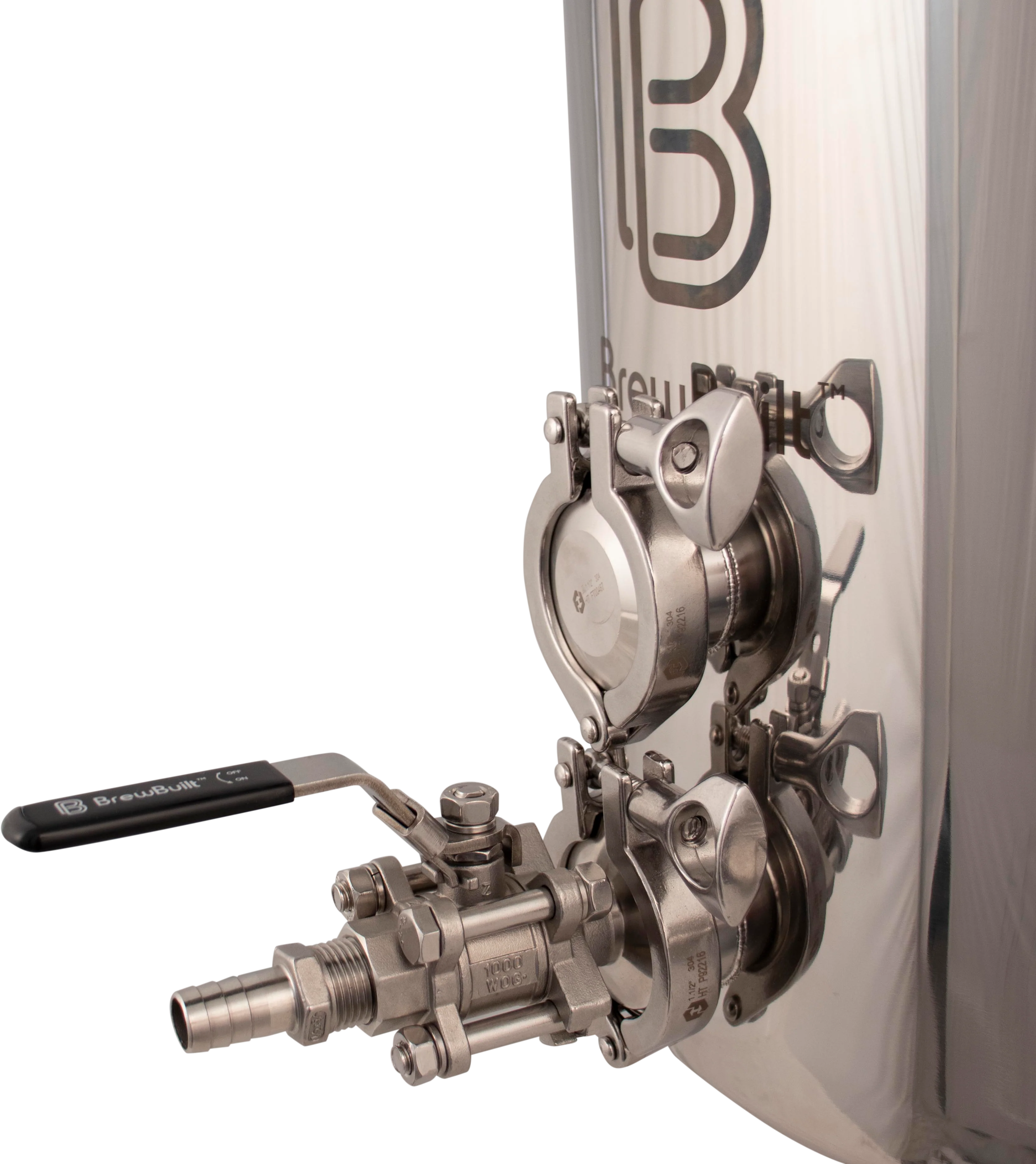 BrewBuilt® Electric Brewing Kettle | T.C. x FPT Ball Valve - Image 2