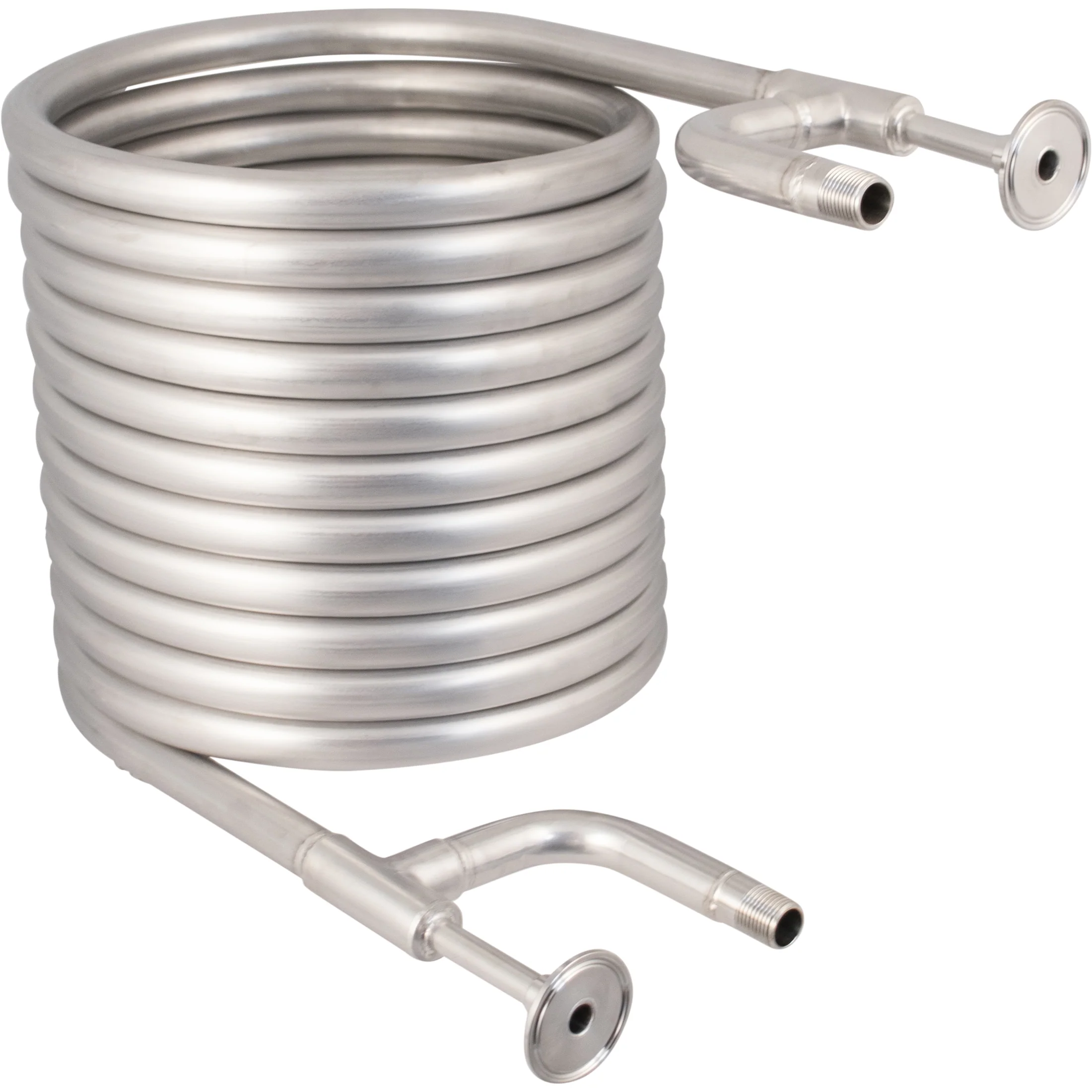 BrewBuilt® Stainless Steel Tri-Clamp Counterflow Chiller | The Beast