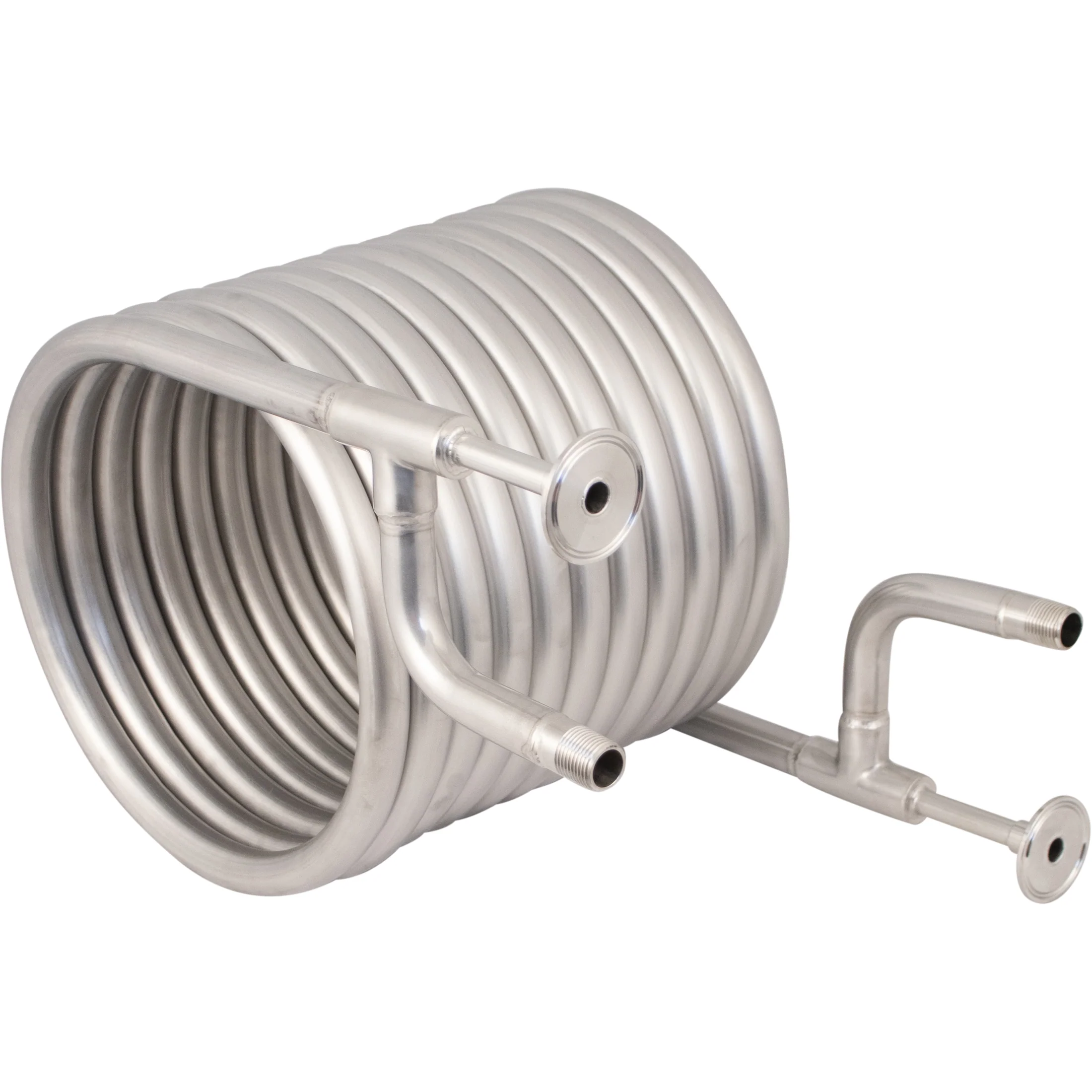 BrewBuilt® Stainless Steel Tri-Clamp Counterflow Chiller | The Beast - Image 3