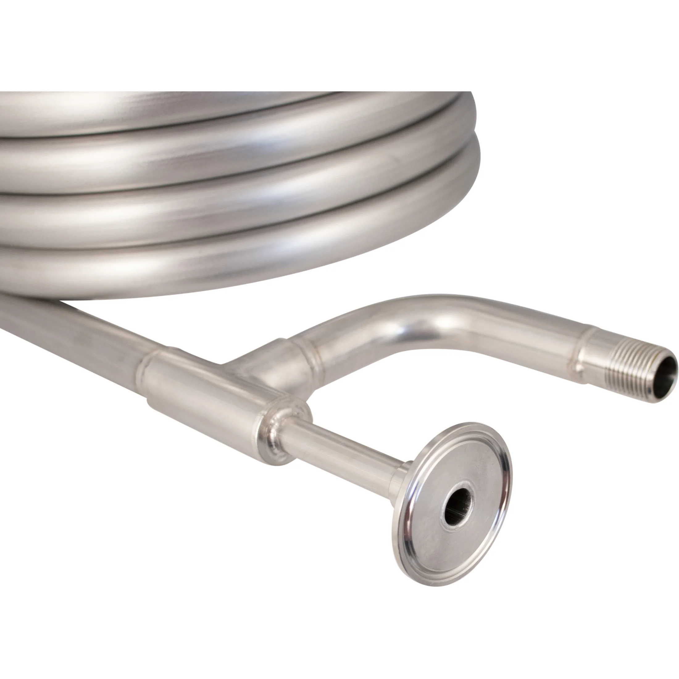 BrewBuilt® Stainless Steel Tri-Clamp Counterflow Chiller | The Beast - Image 4