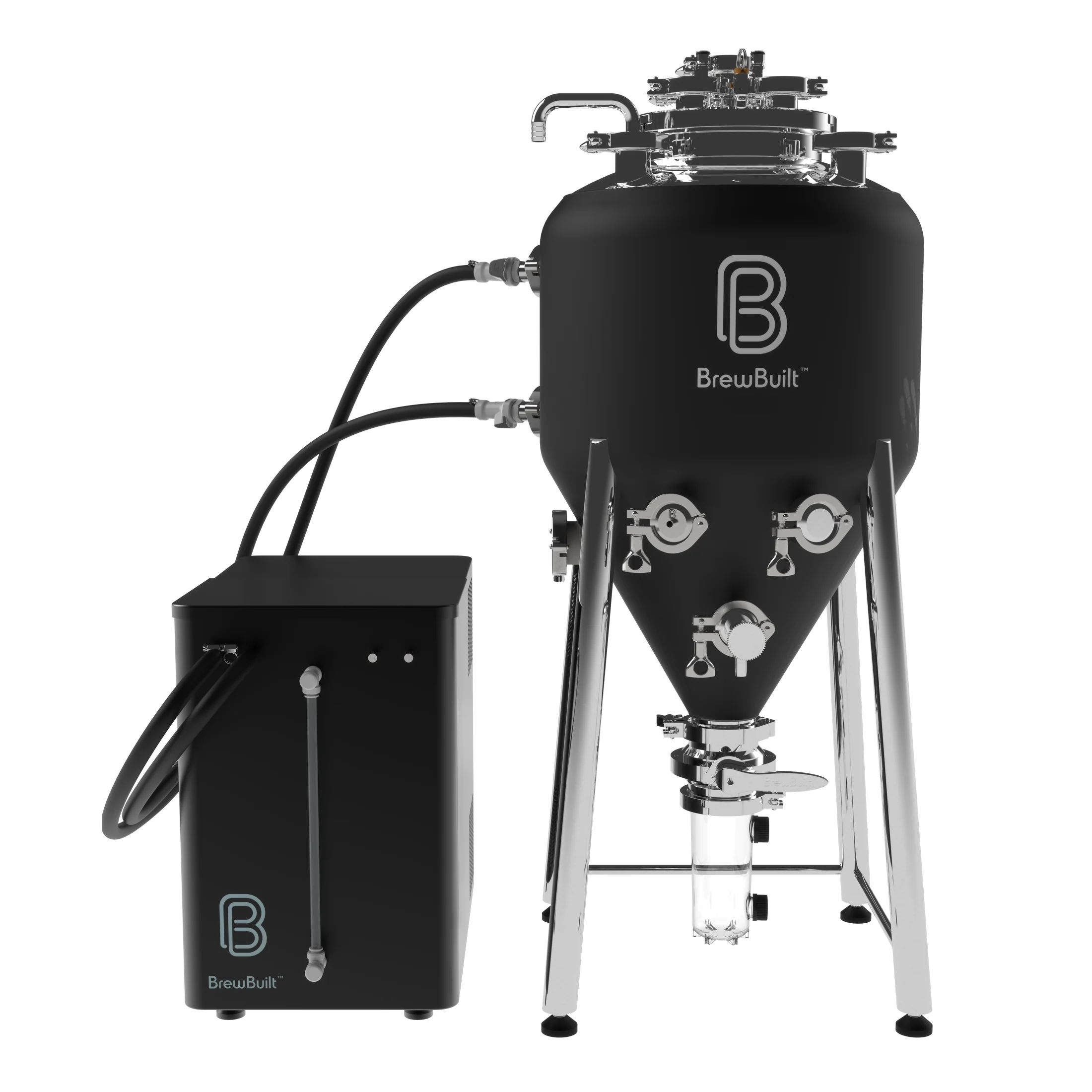 BrewBuilt® X3 Jacketed Uni Conical Fermenter | Premium Chilling Package | IceMaster Max 2