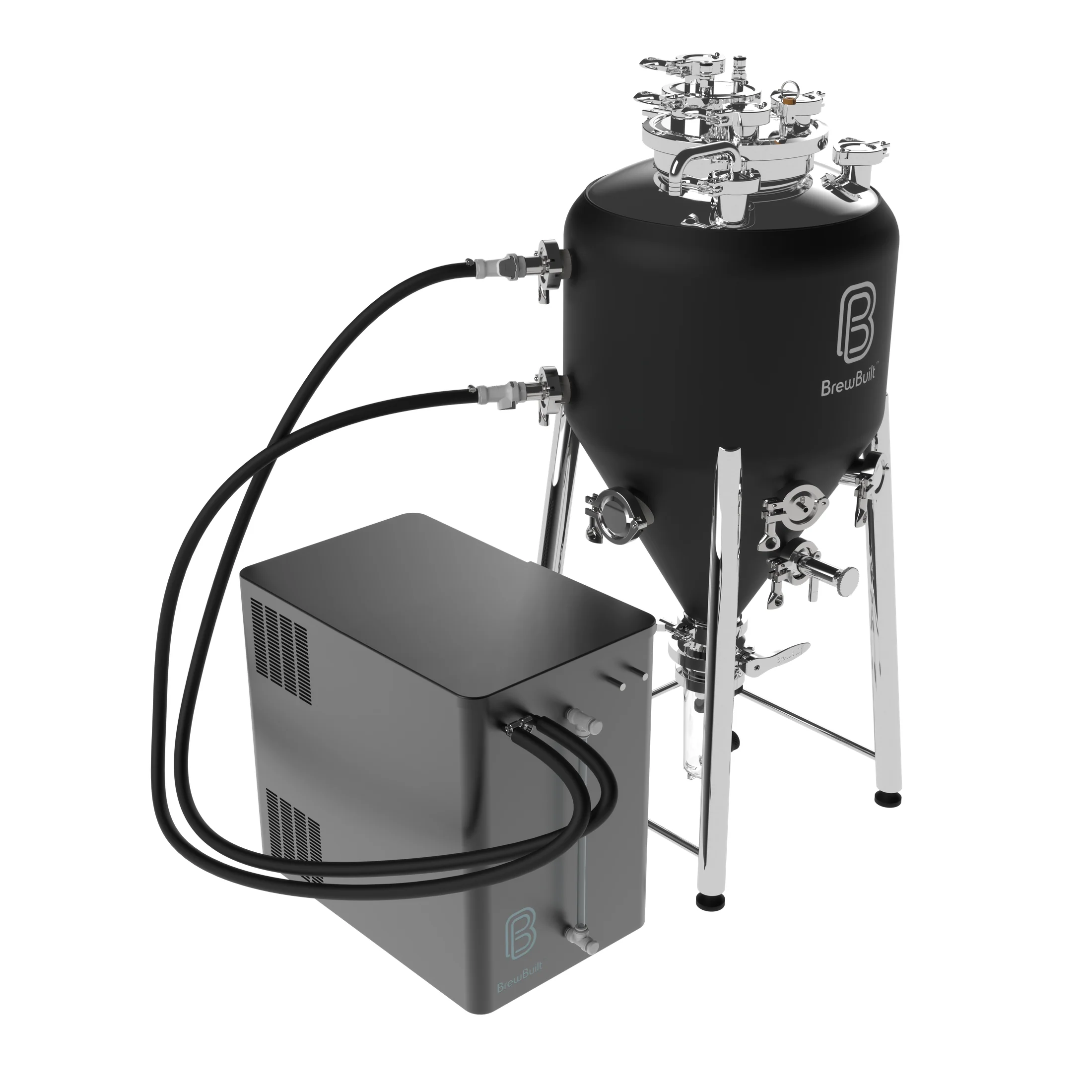 BrewBuilt® X3 Jacketed Uni Conical Fermenter | Premium Chilling Package | IceMaster Max 2 - Image 2