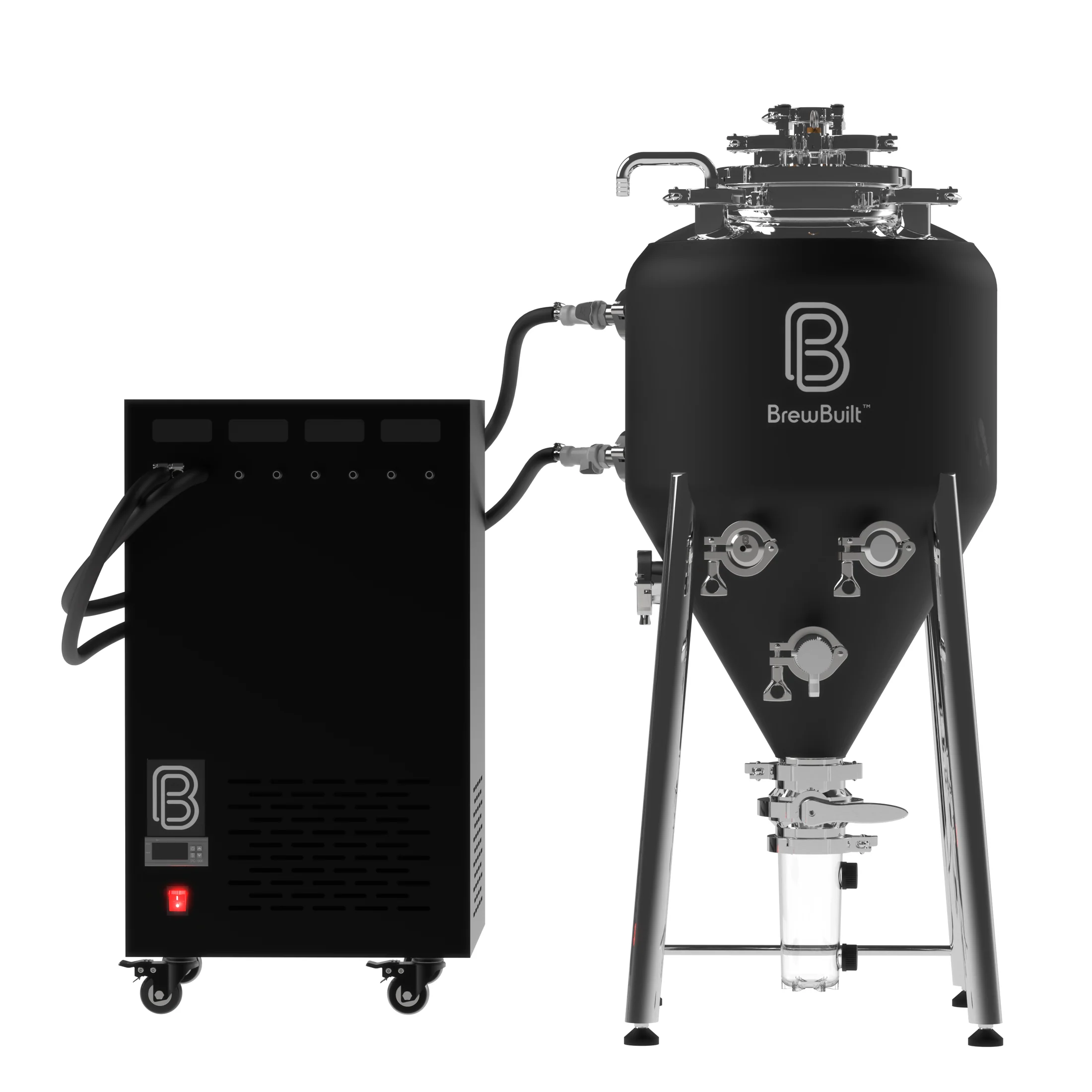 BrewBuilt® X3 Jacketed Uni Conical Fermenter | Premium Chilling Package | IceMaster Max 4