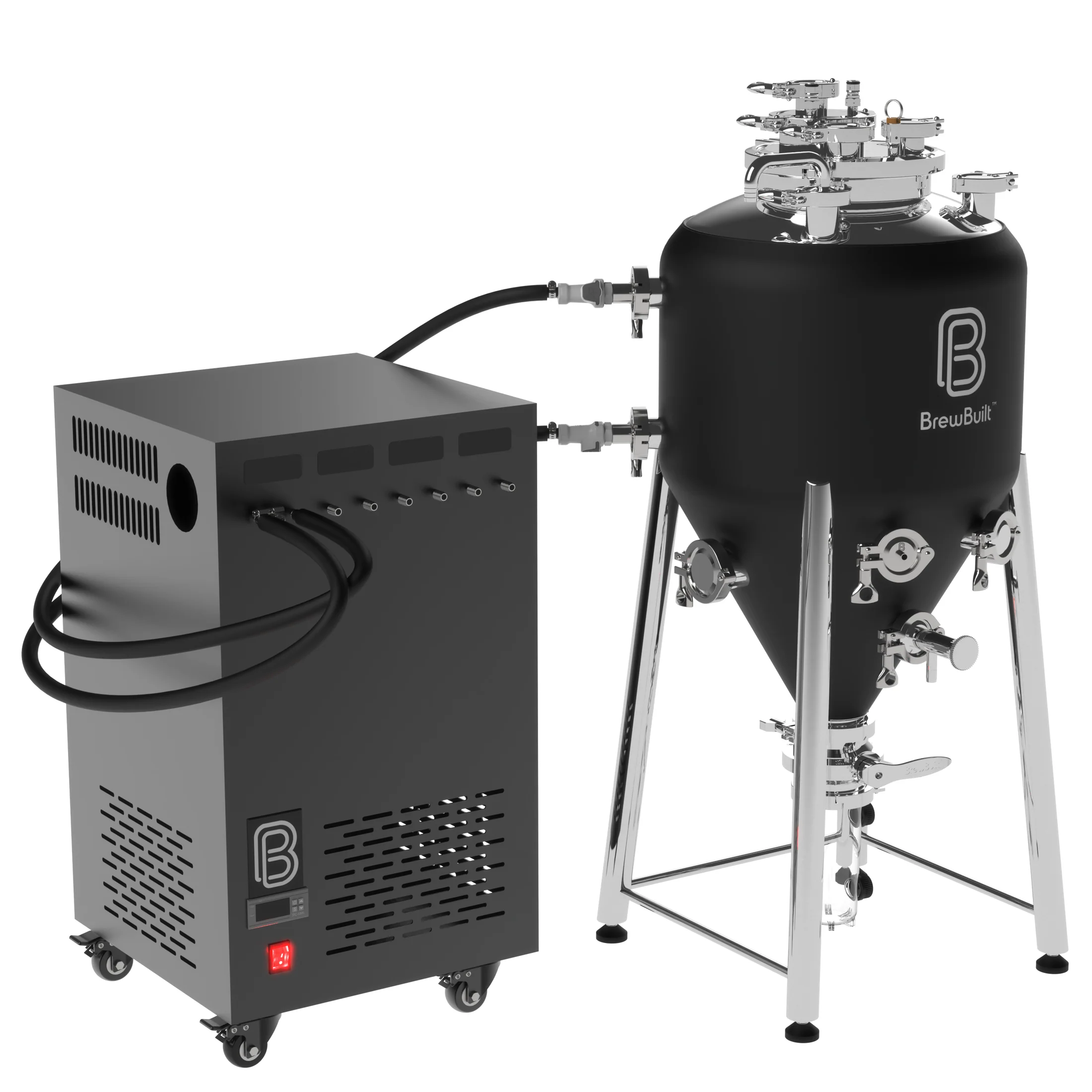 BrewBuilt® X3 Jacketed Uni Conical Fermenter | Premium Chilling Package | IceMaster Max 4 - Image 2