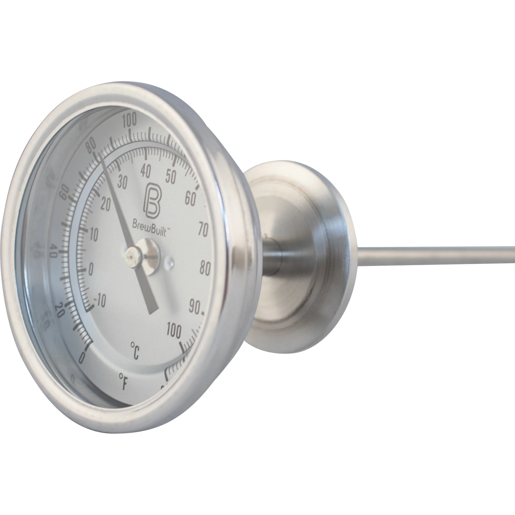 BrewBuilt® 1.5" Tri-Clamp Thermometer | 6" Probe