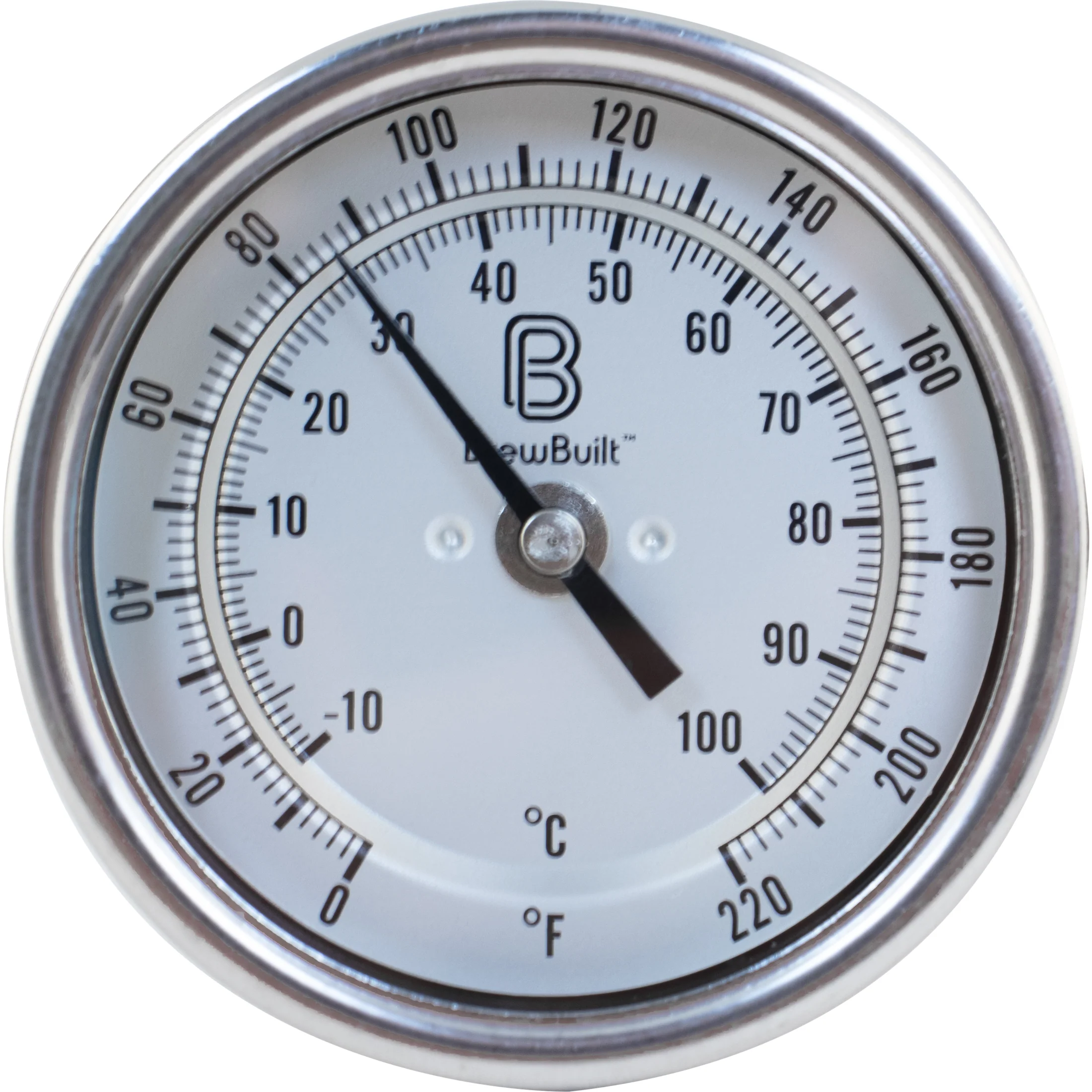 BrewBuilt® 1.5" Tri-Clamp Thermometer | 6" Probe - Image 3