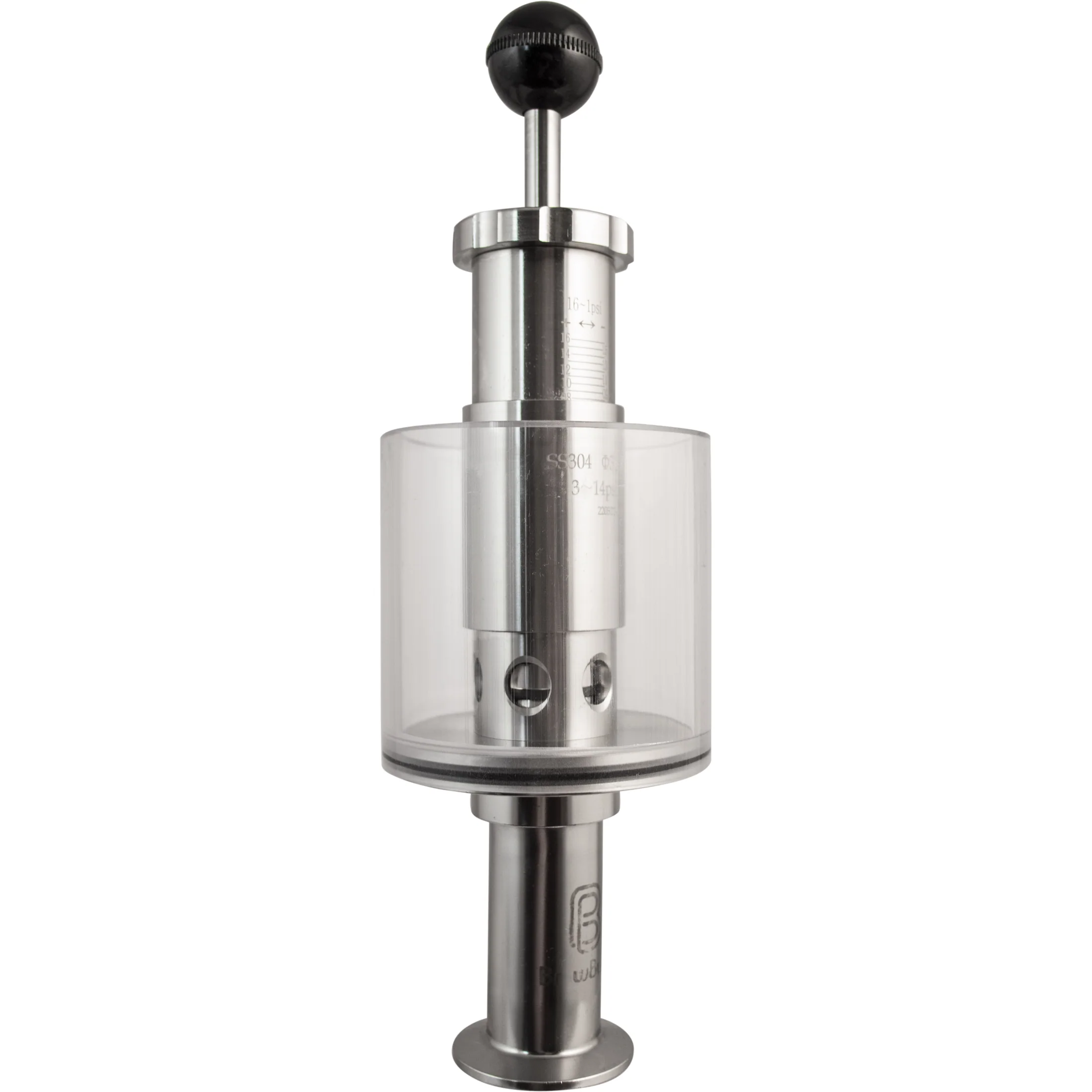 BrewBuilt® Tri-Clamp Spunding Valve | 1 BAR | 0.3–14.5 PSI - Image 3