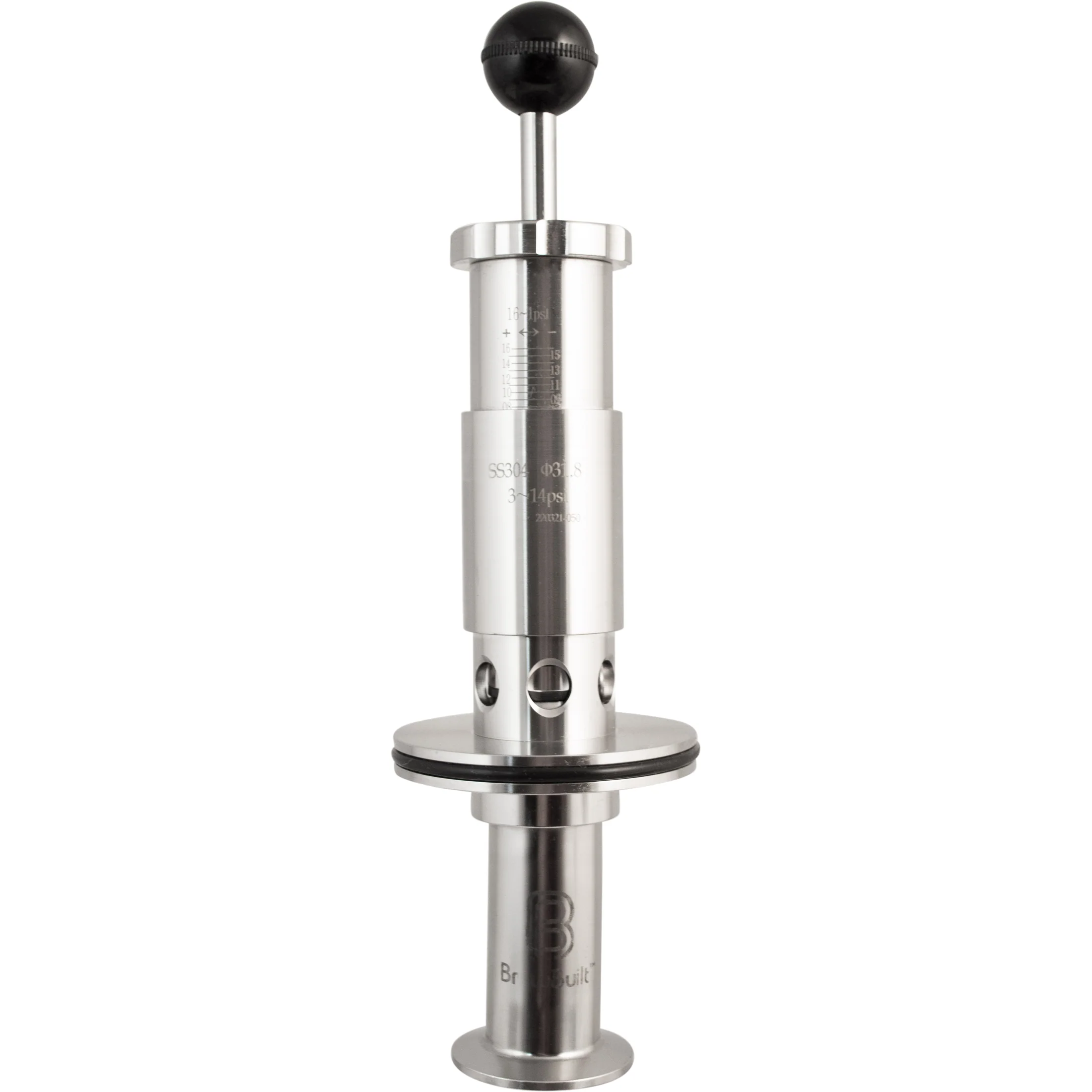 BrewBuilt® Tri-Clamp Spunding Valve | 1 BAR | 0.3–14.5 PSI - Image 6
