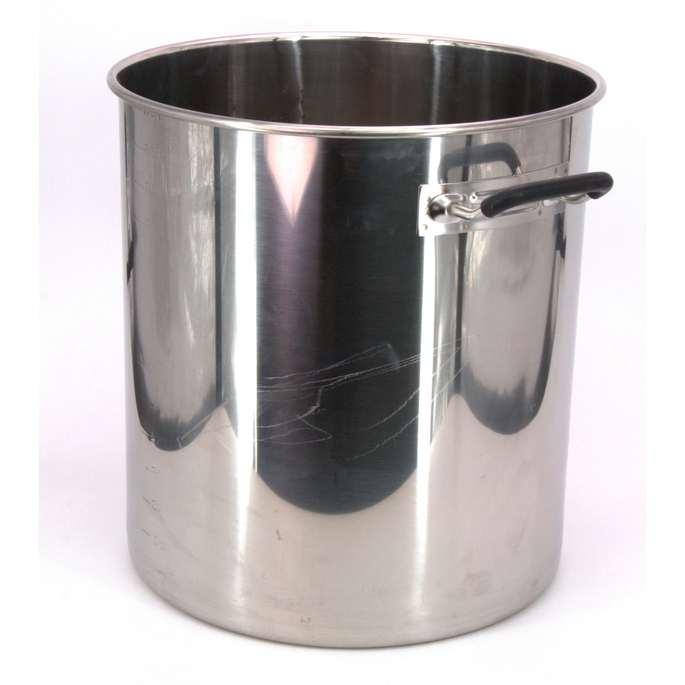 Brewmaster 14 Gallon Brew Kettle | Stainless Steel | Two Welded Couplers | Ball Valve Included | Silicone Handle Grips | Volume Markers - Return - Image 3