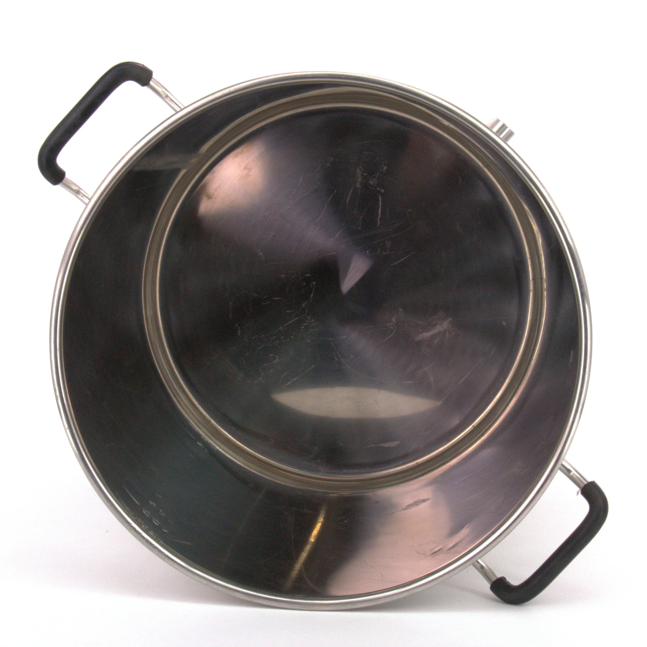 Brewmaster 14 Gallon Brew Kettle | Stainless Steel | Two Welded Couplers | Ball Valve Included | Silicone Handle Grips | Volume Markers - Return - Image 4