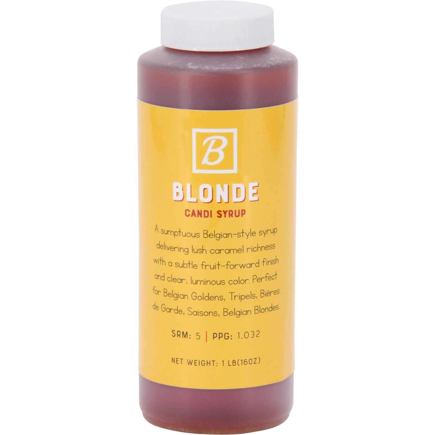 Brewmaster Belgian Candi Syrup | Blonde | 1 LB