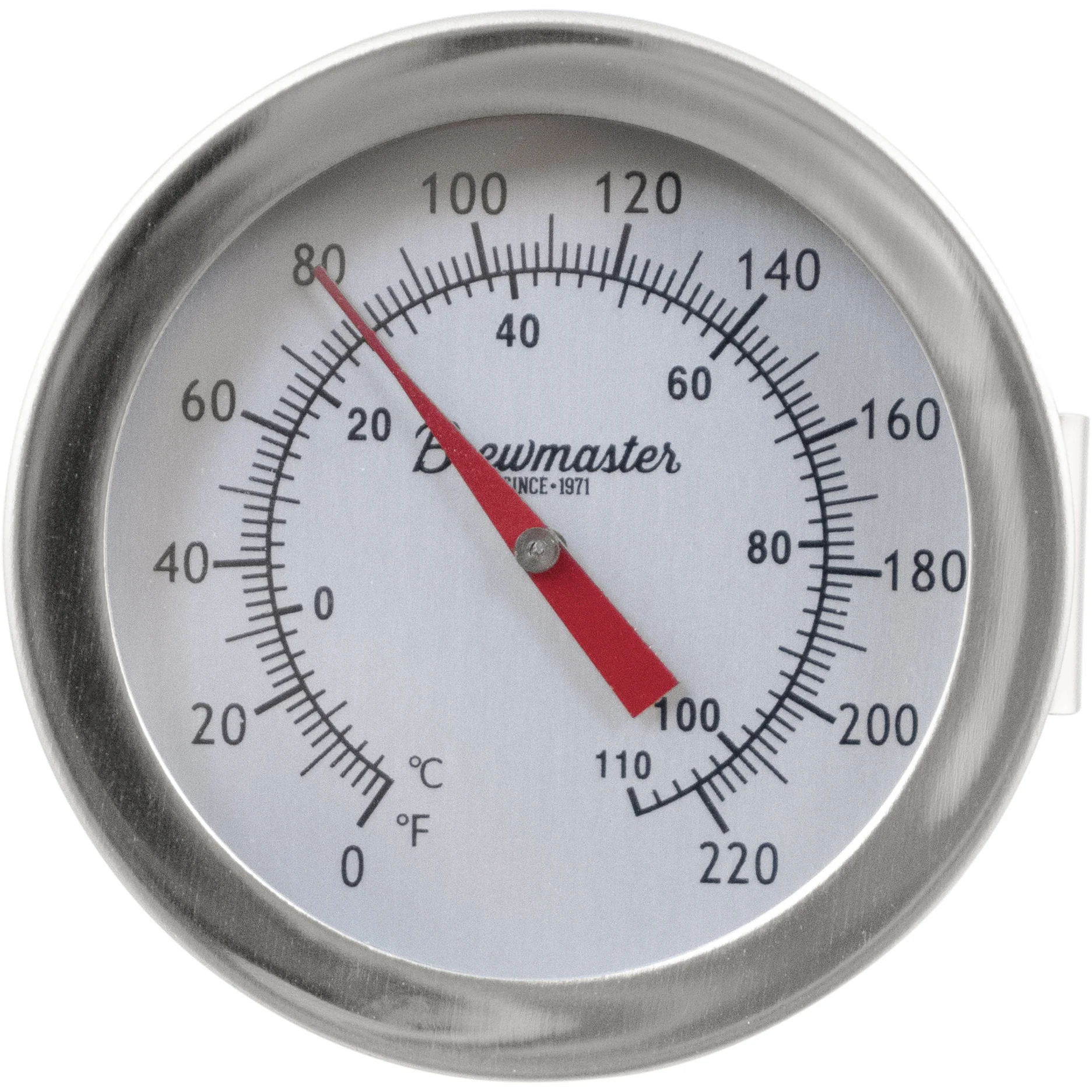 Brewmaster Clip On Kettle Thermometer - 12 in. Stem - Image 2