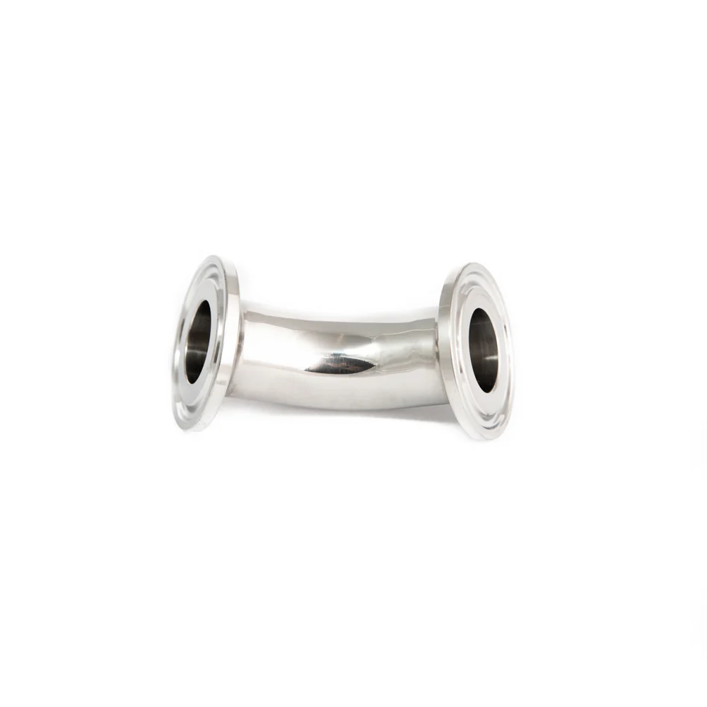 Brewtools | 45° Tri-Clamp Elbow | 34mm T.C. x 34mm T.C.