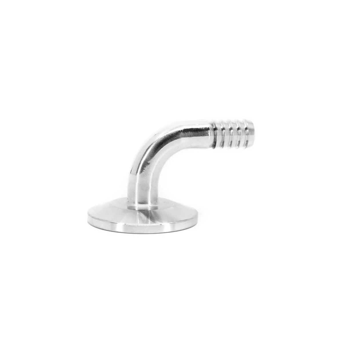 Brewtools | 90° Tri-Clamp Elbow | 34mm T.C. x 10mm Barb - Image 2