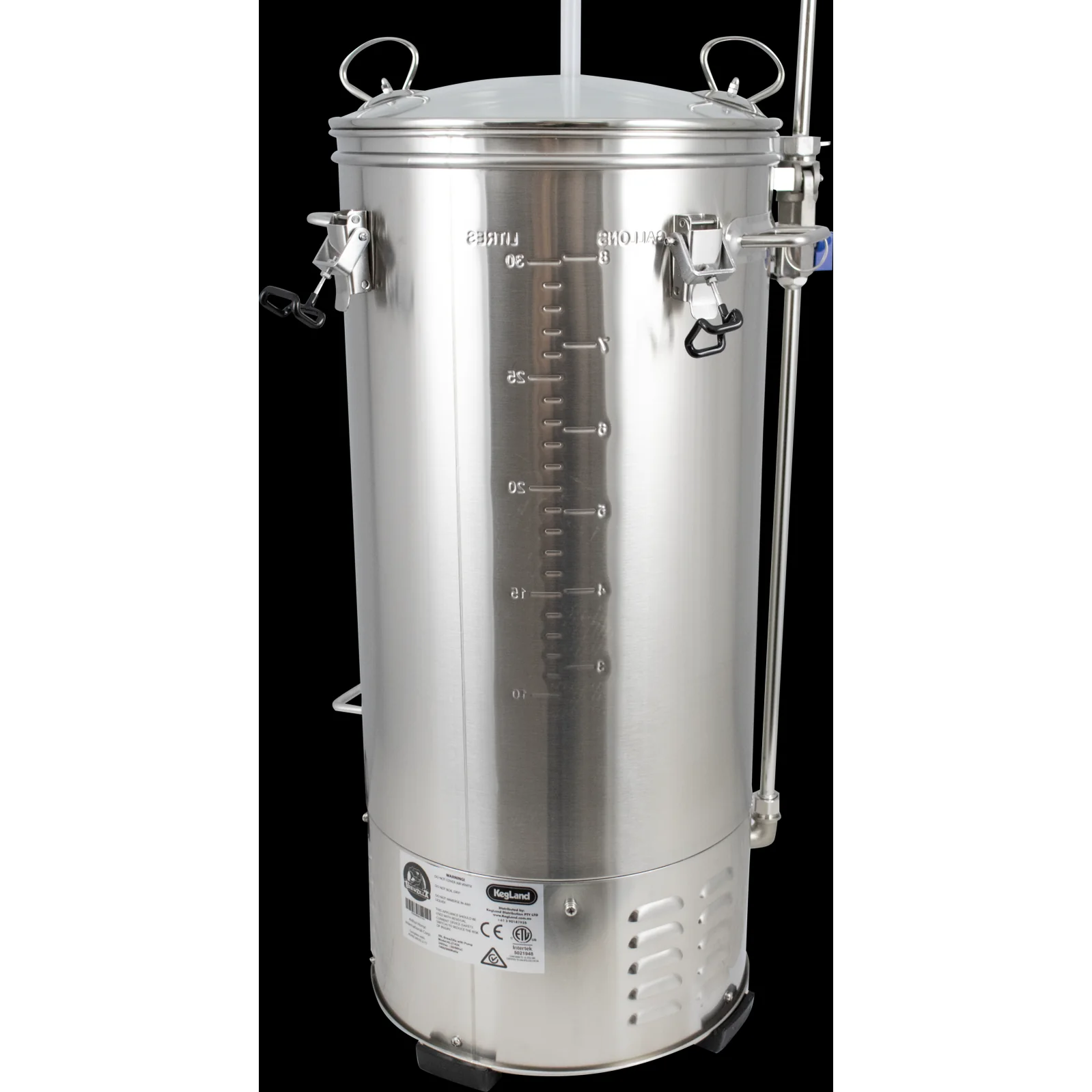 BrewZilla All Grain Brewing System | Gen 4.1 | Integrated Pump | Includes Wort Chiller | WiFi | Bluetooth | RAPT | 35L | 9.25G | 220V - Image 9