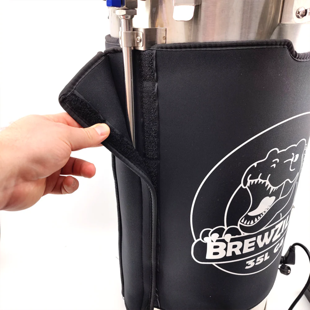 BrewZilla Neoprene Jacket | 65L | Gen 4 | Sparge Arm Sleeve | Improves Heating Times | Reduces Heat Loss | Removable for Faster Chilling - Image 3