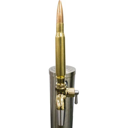 Bullet Faucet Handle | .50 Cal BMG Beer Tap Handle | Anti-Tarnish Lacquer - Image 3