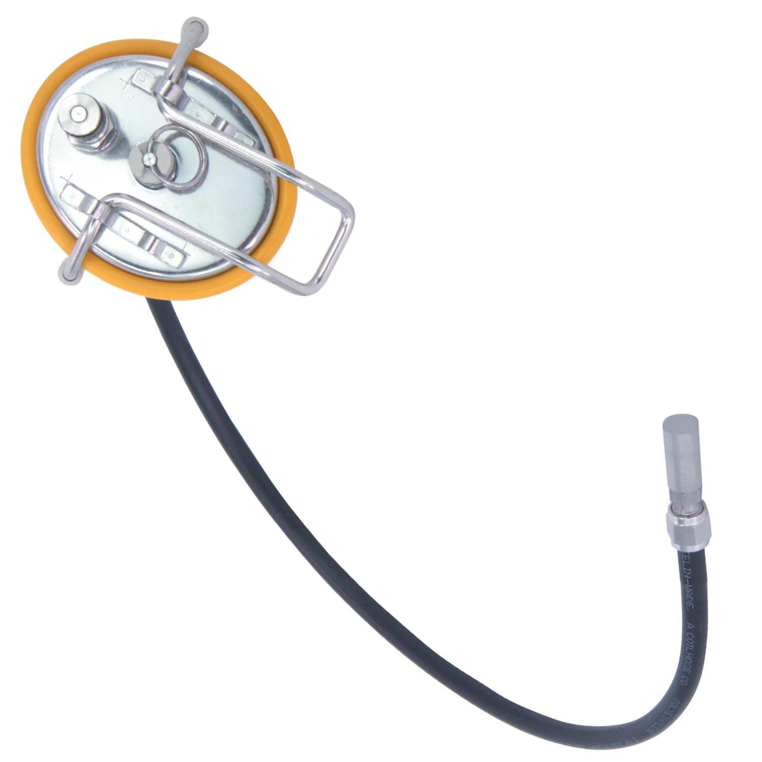 Carbonating Keg Lid | Quick Beer Carbonator | Welded Gas-In Ball Lock Body Connect | 0.5 Micron Diffusion Stone