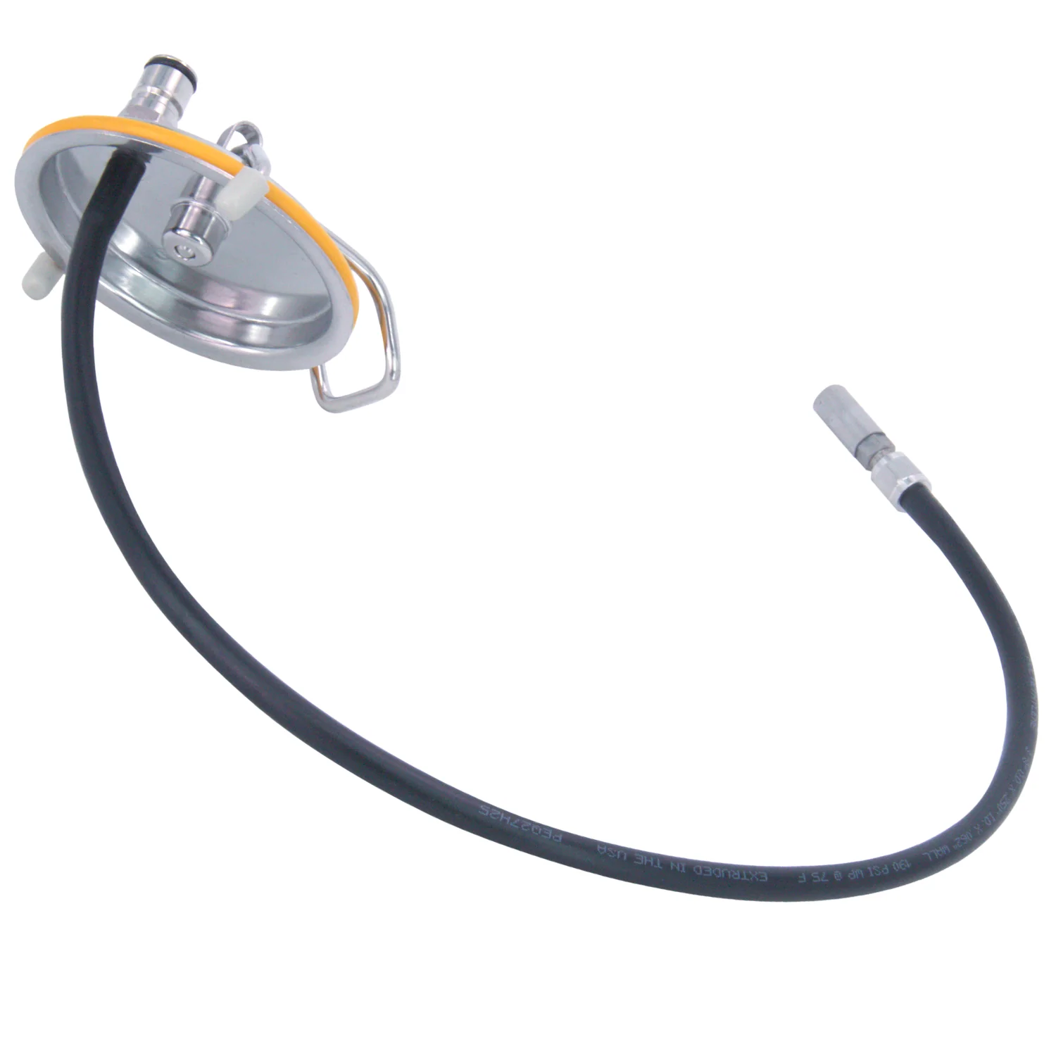 Carbonating Keg Lid | Quick Beer Carbonator | Welded Gas-In Ball Lock Body Connect | 0.5 Micron Diffusion Stone - Image 3