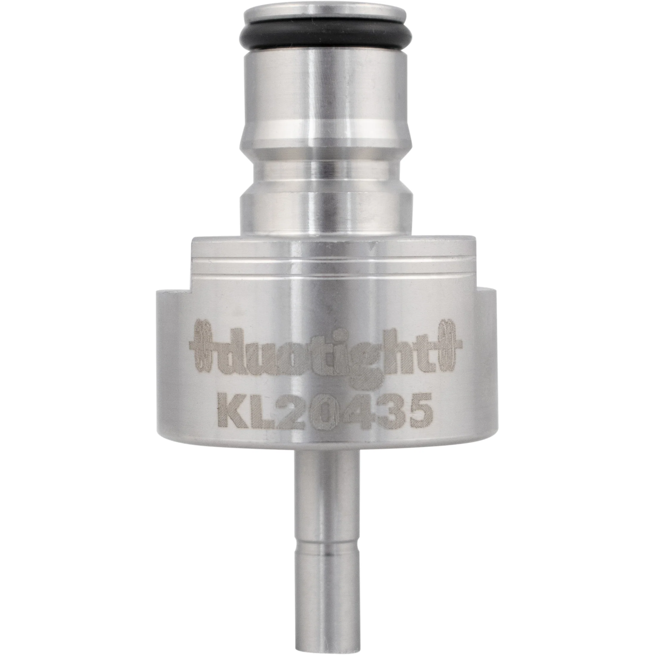 Carbonation and Line Cleaning Ball Lock Quick Disconnect (QD) Cap - Stainless - Duotight Compatible
