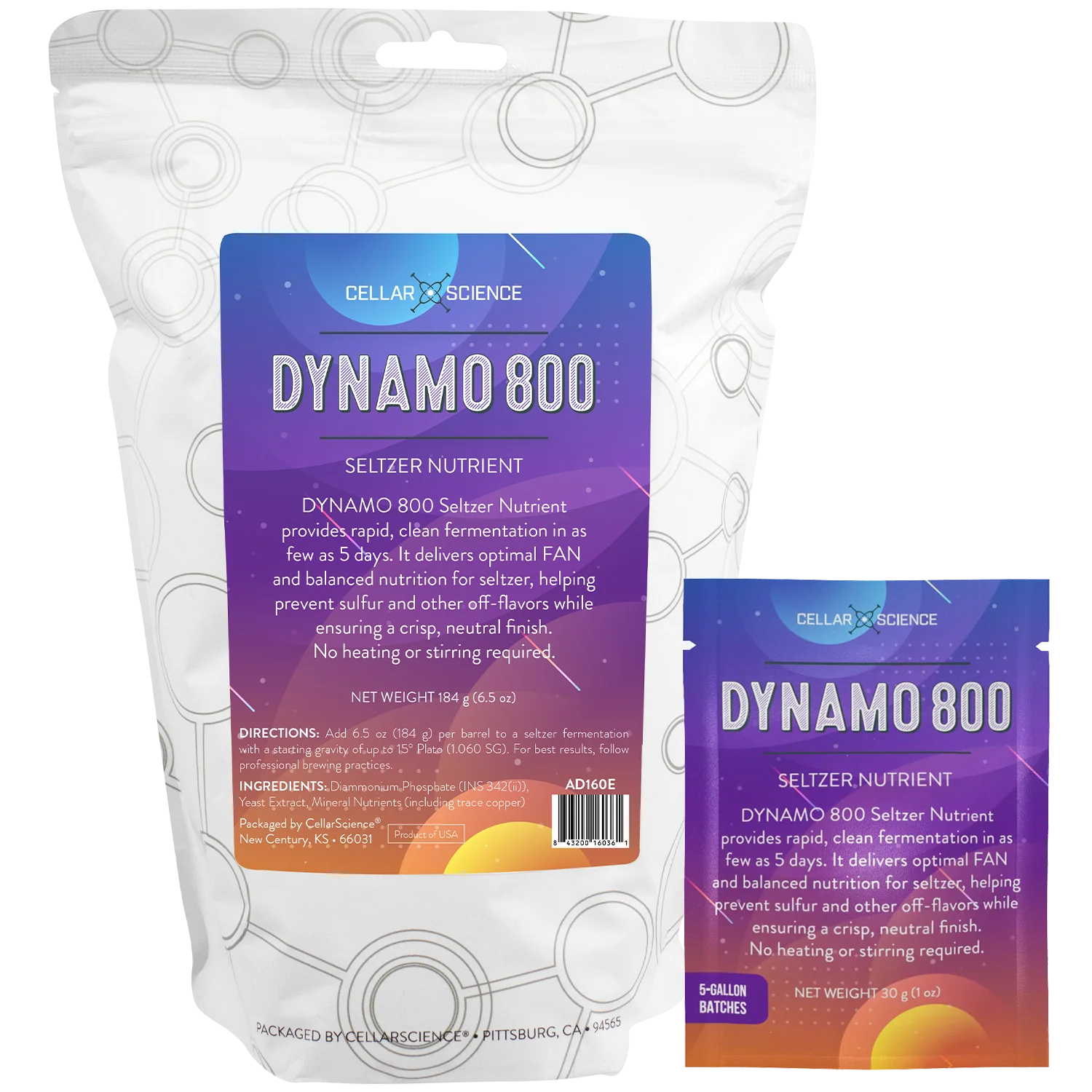 CellarScience® Dynamo 800 | Seltzer Nutrient