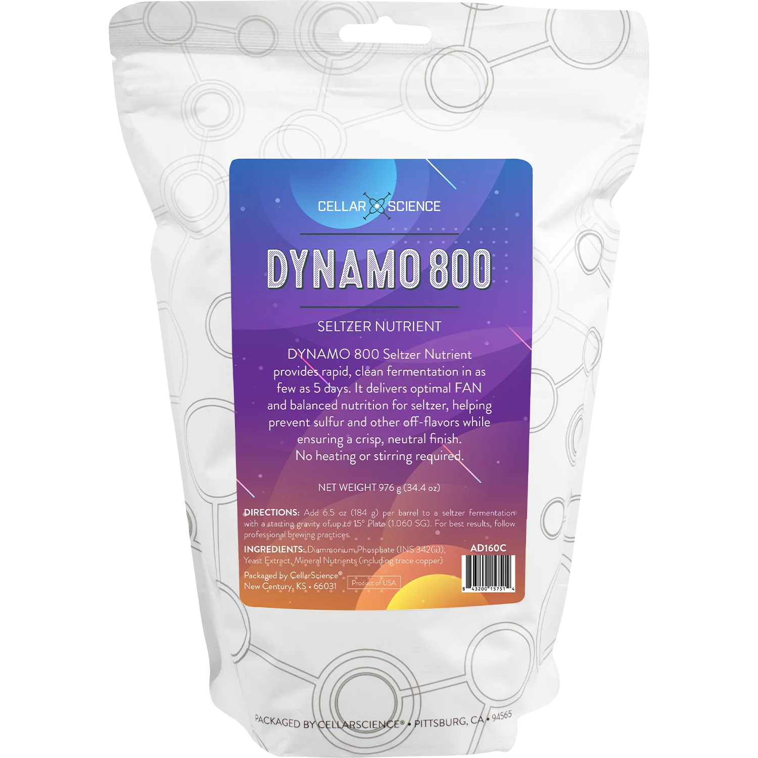 CellarScience® Dynamo 800 | Seltzer Nutrient - Image 4