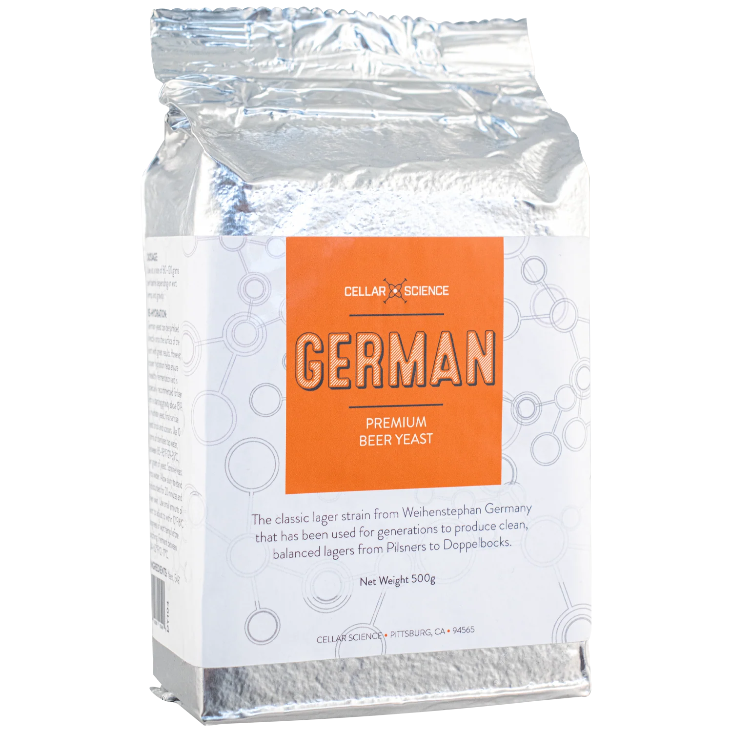 CellarScience® GERMAN Dry Yeast | Weihenstephan Lager | Premium Beer Yeast - Image 2