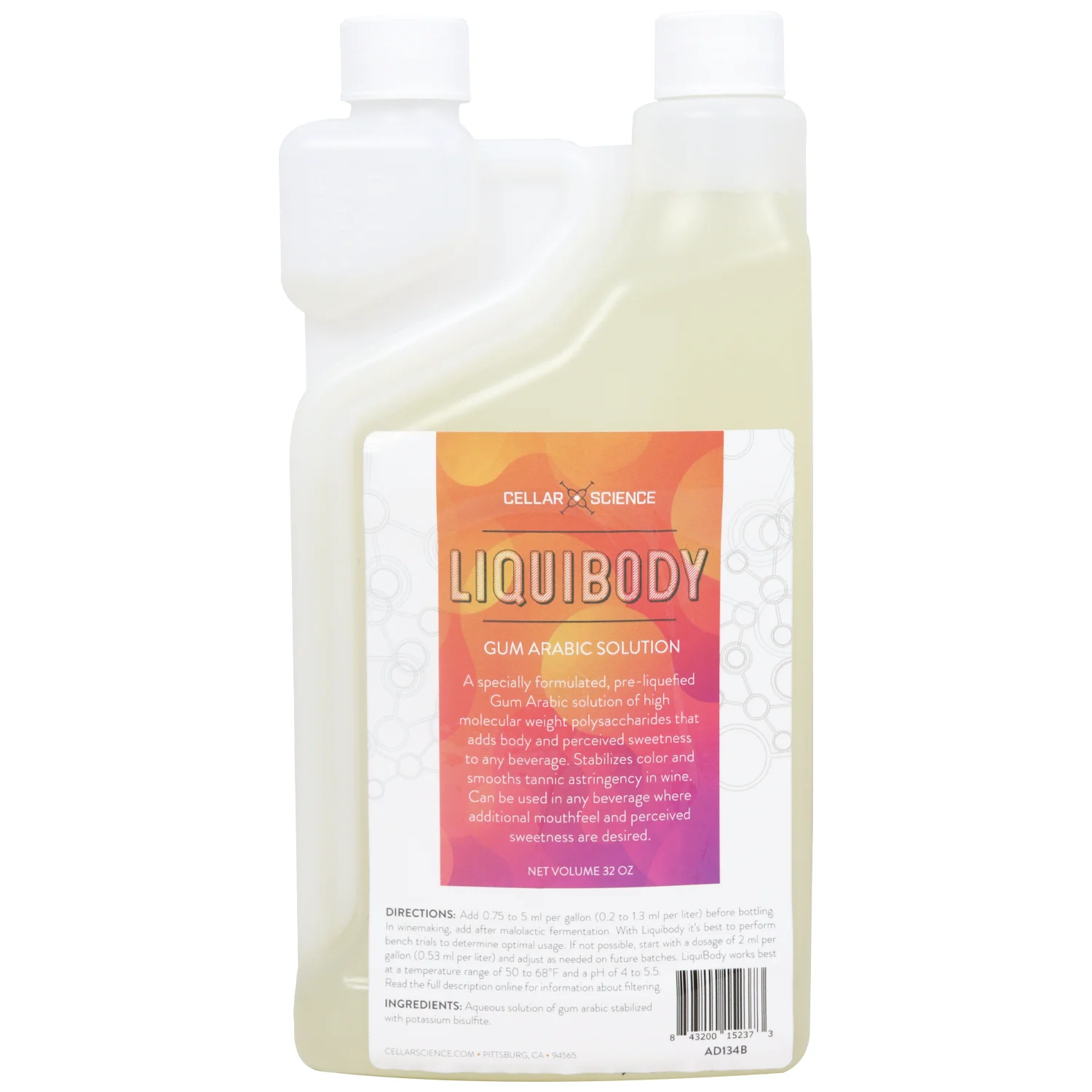 CellarScience® LiquiBody | Liquid Gum Arabic | Adds Perceived Sweetness and Mouthfeel | Helps Lock In Color - Image 3